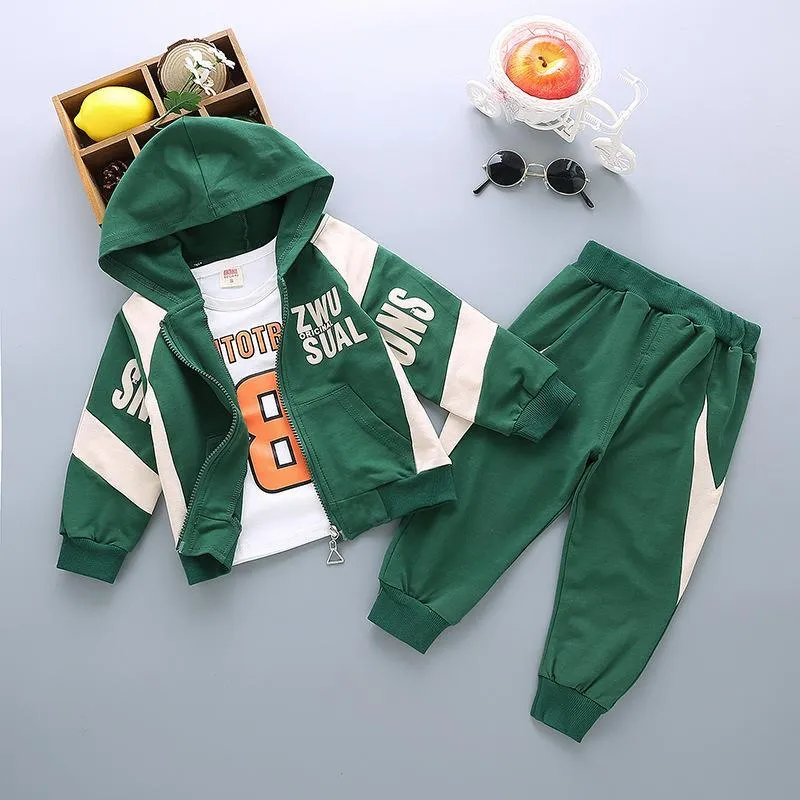 3-piece Coat & Sweatshirt & Pants for Children Boy