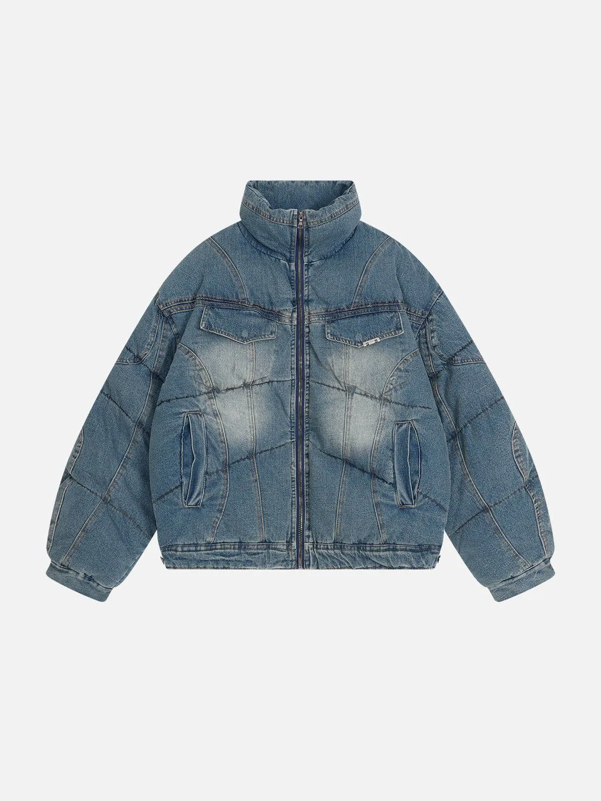 Aelfric Eden Oversized Washed Denim Coat