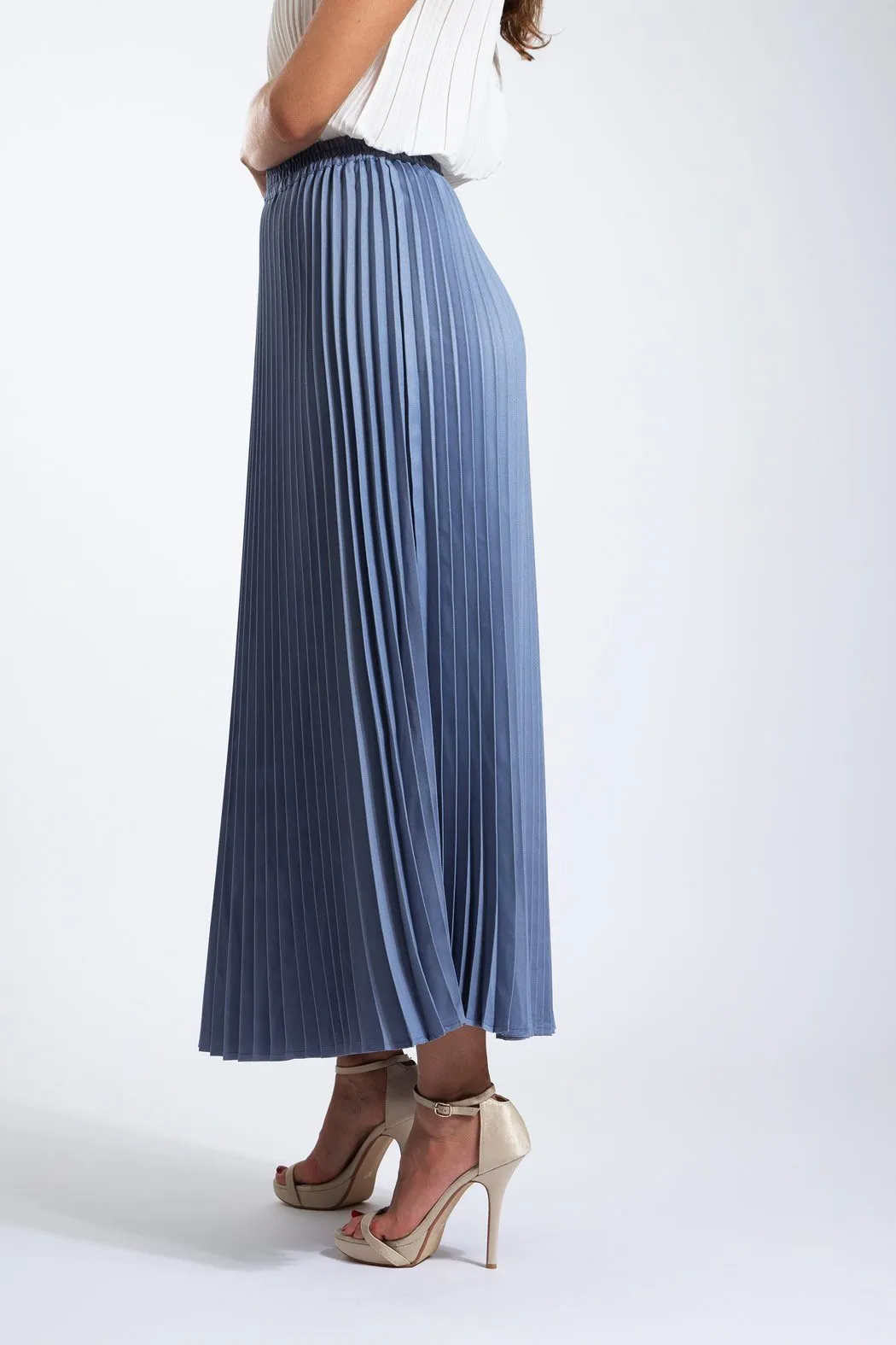 Andrea Big Pleat A-line Skirt