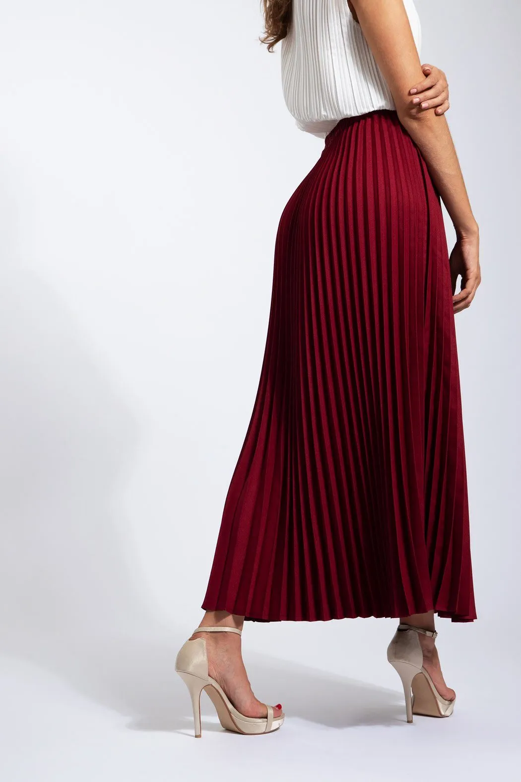 Andrea Big Pleat A-line Skirt