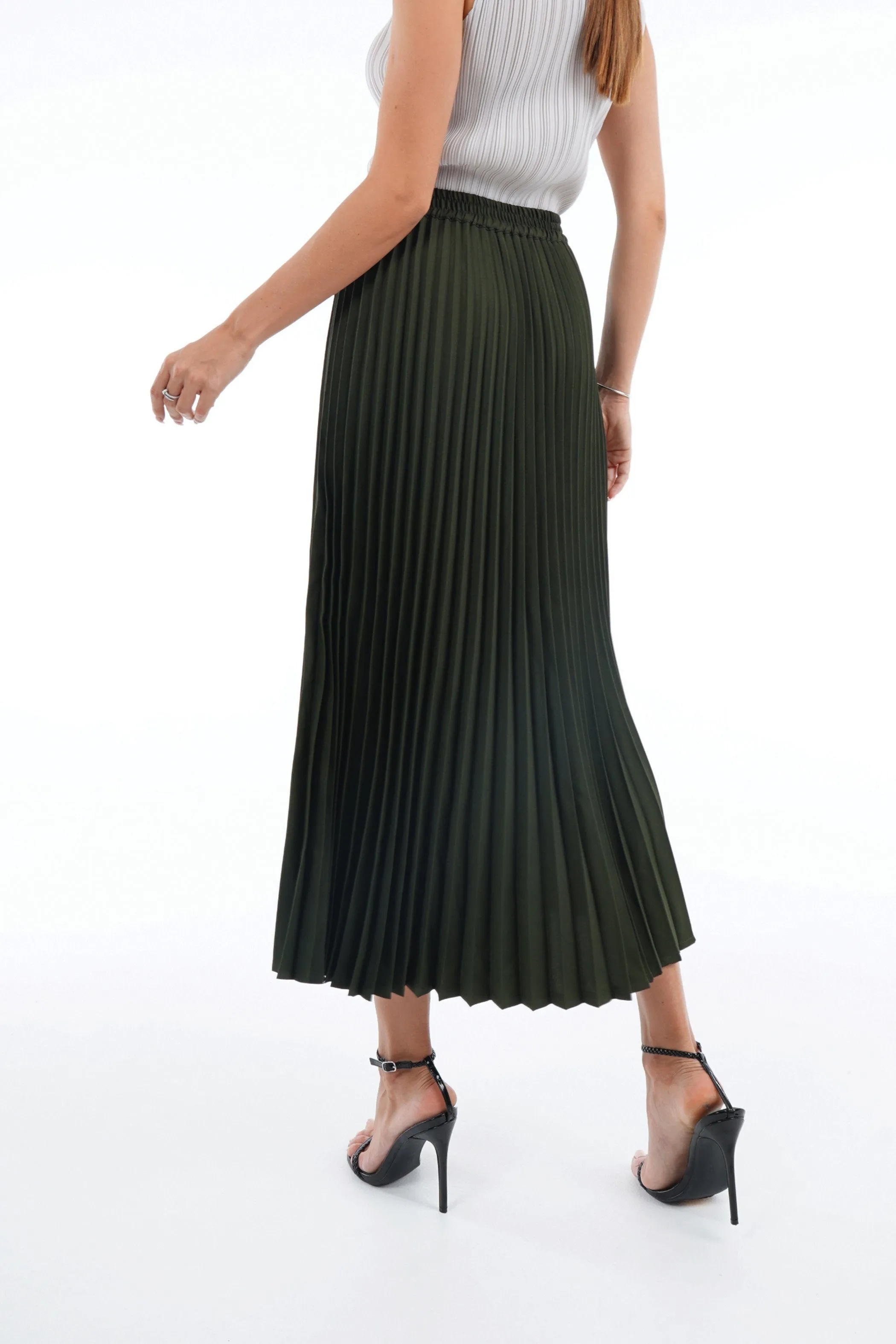 Andrea Big Pleat A-line Skirt