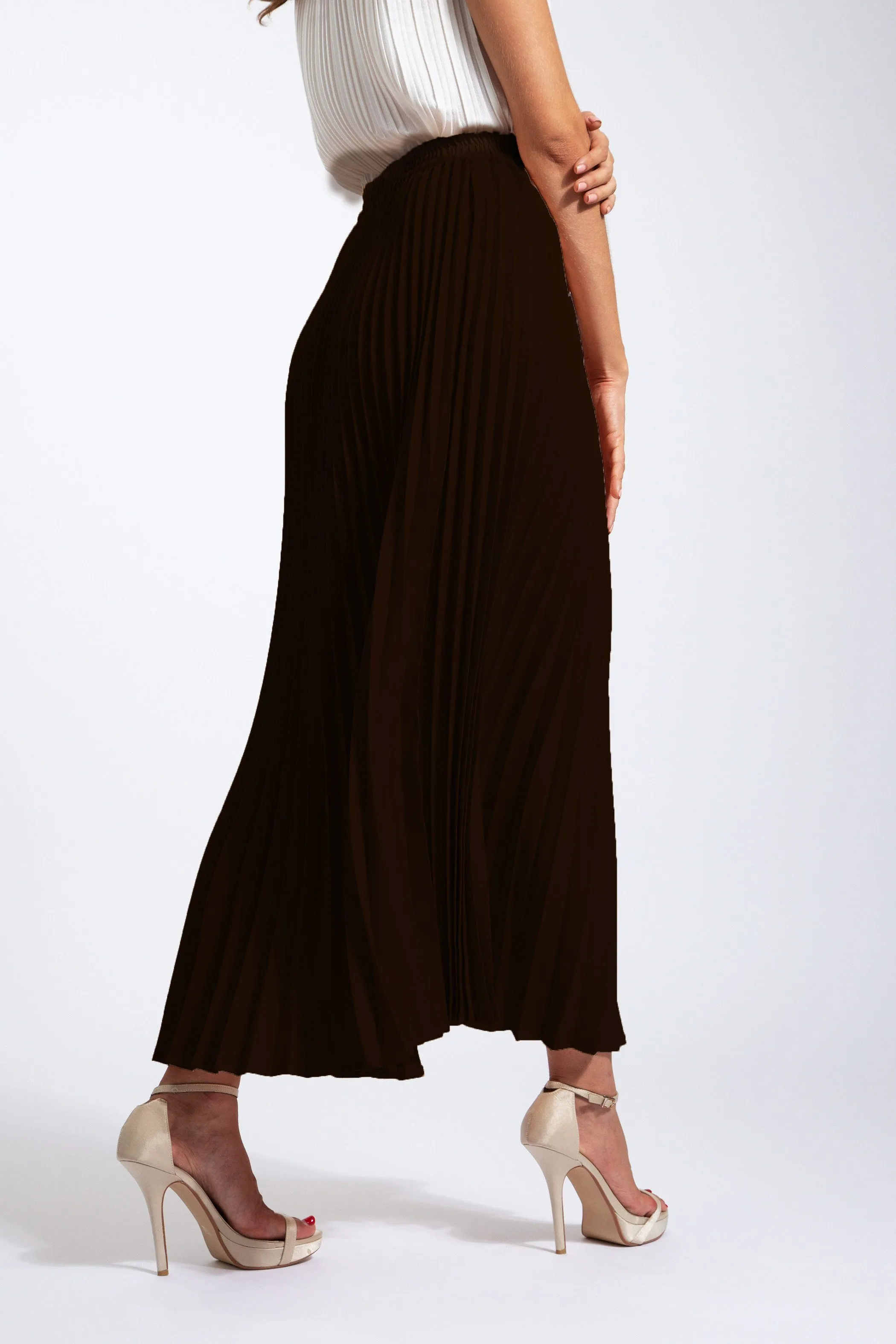 Andrea Big Pleat A-line Skirt