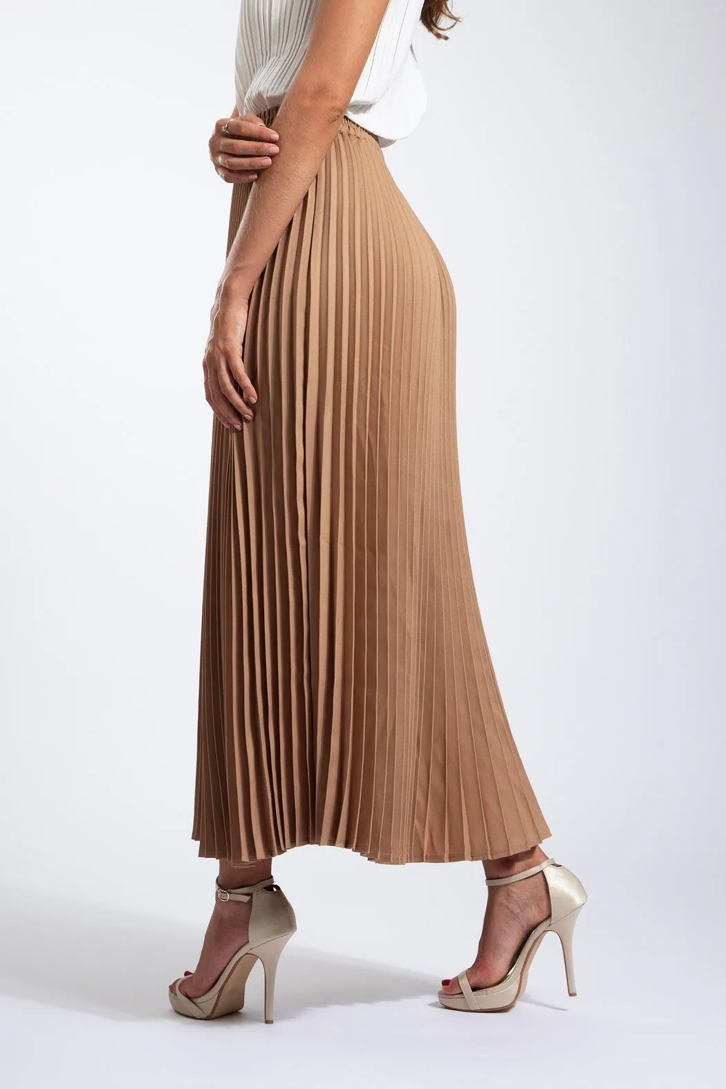 Andrea Big Pleat A-line Skirt