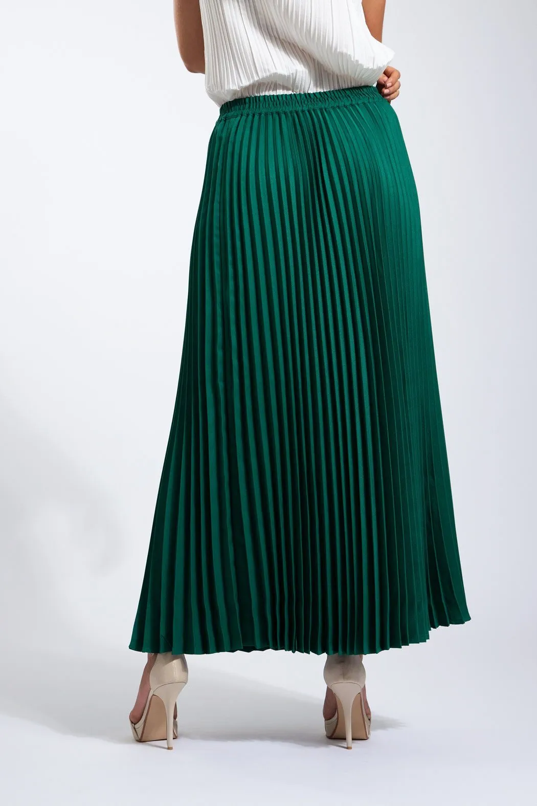 Andrea Big Pleat A-line Skirt