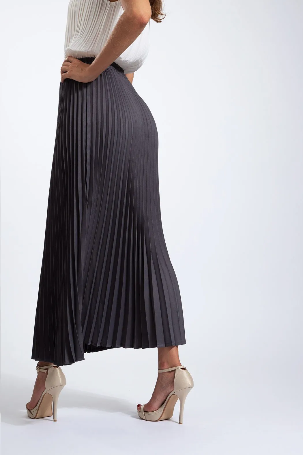 Andrea Big Pleat A-line Skirt