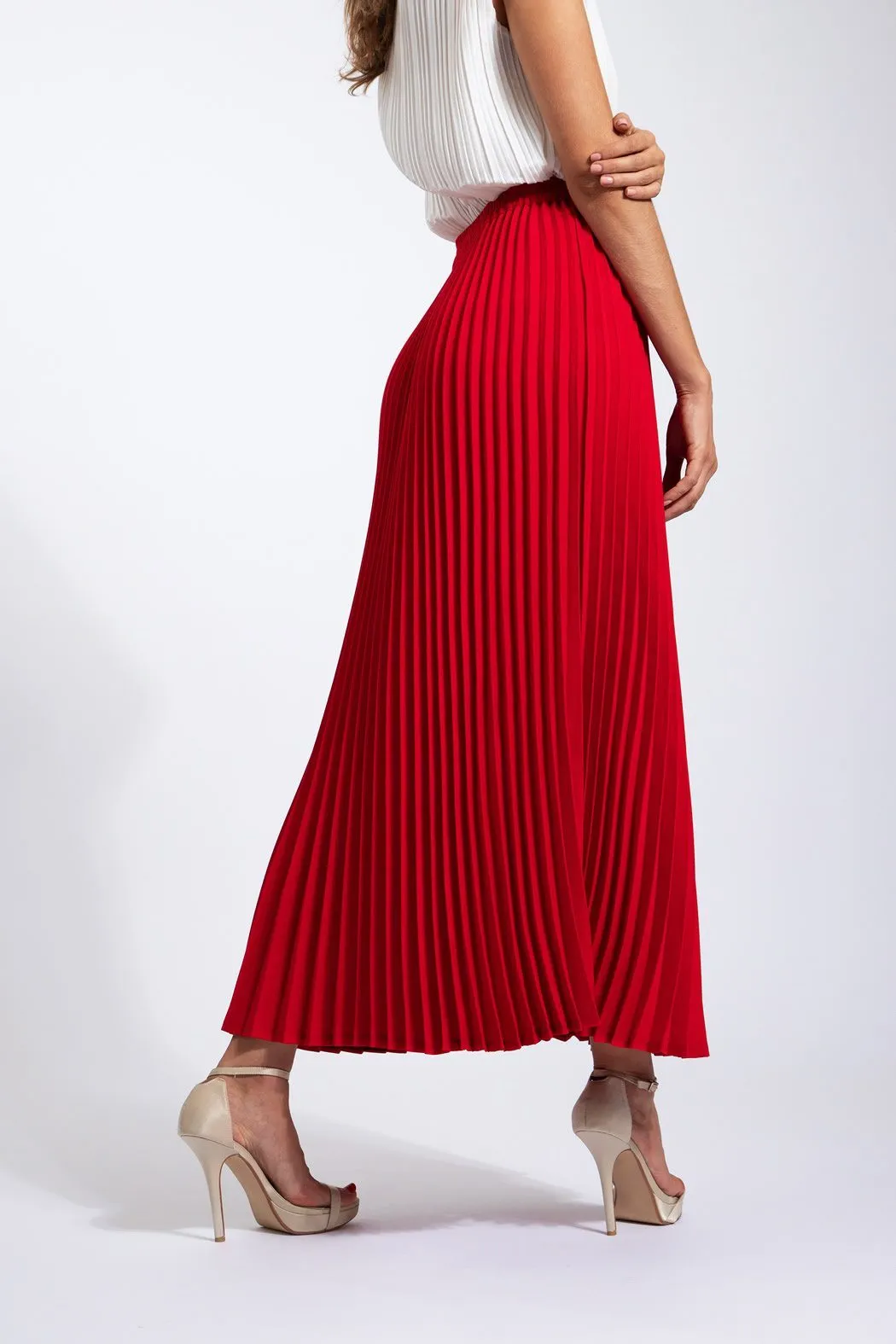 Andrea Big Pleat A-line Skirt