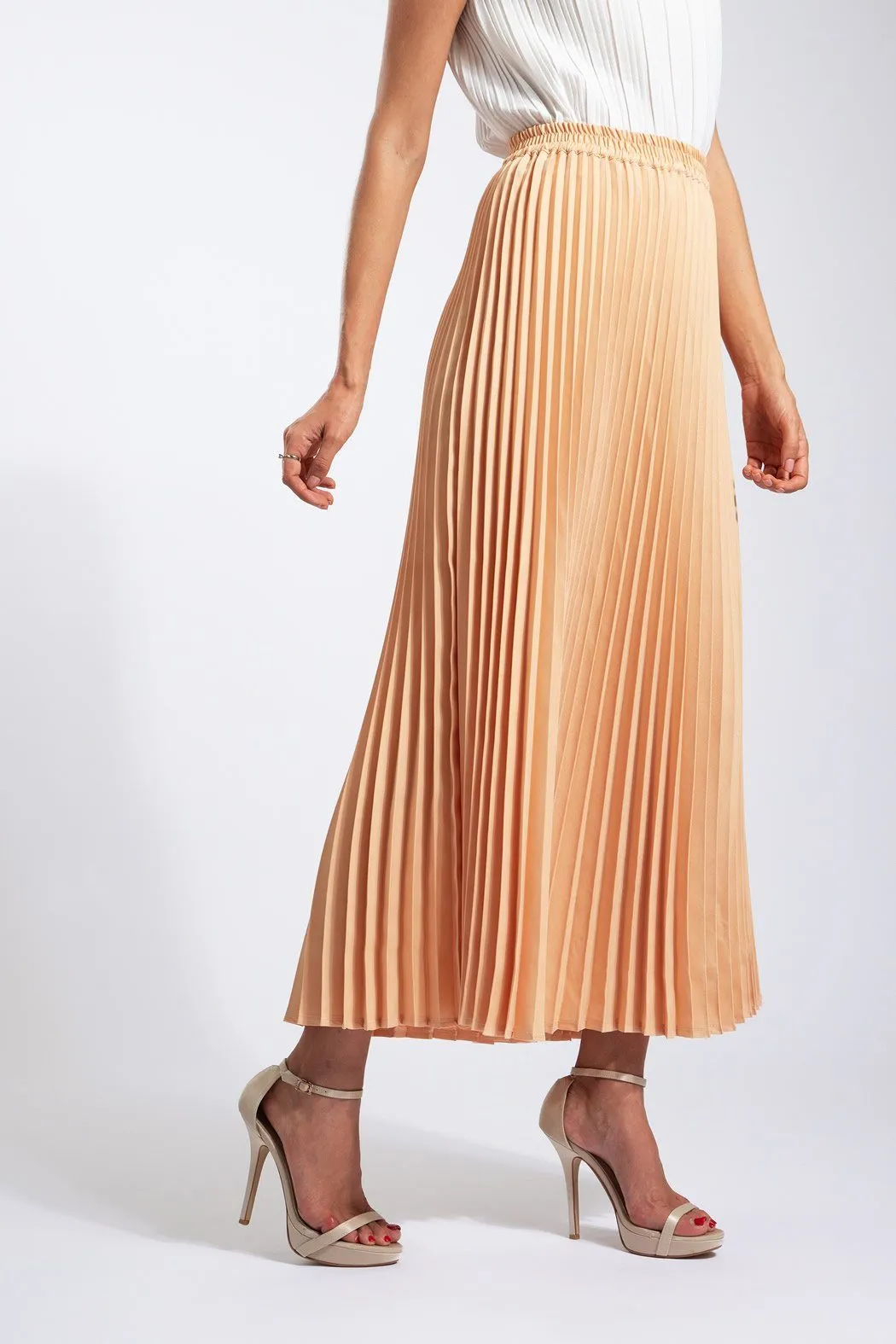 Andrea Big Pleat A-line Skirt