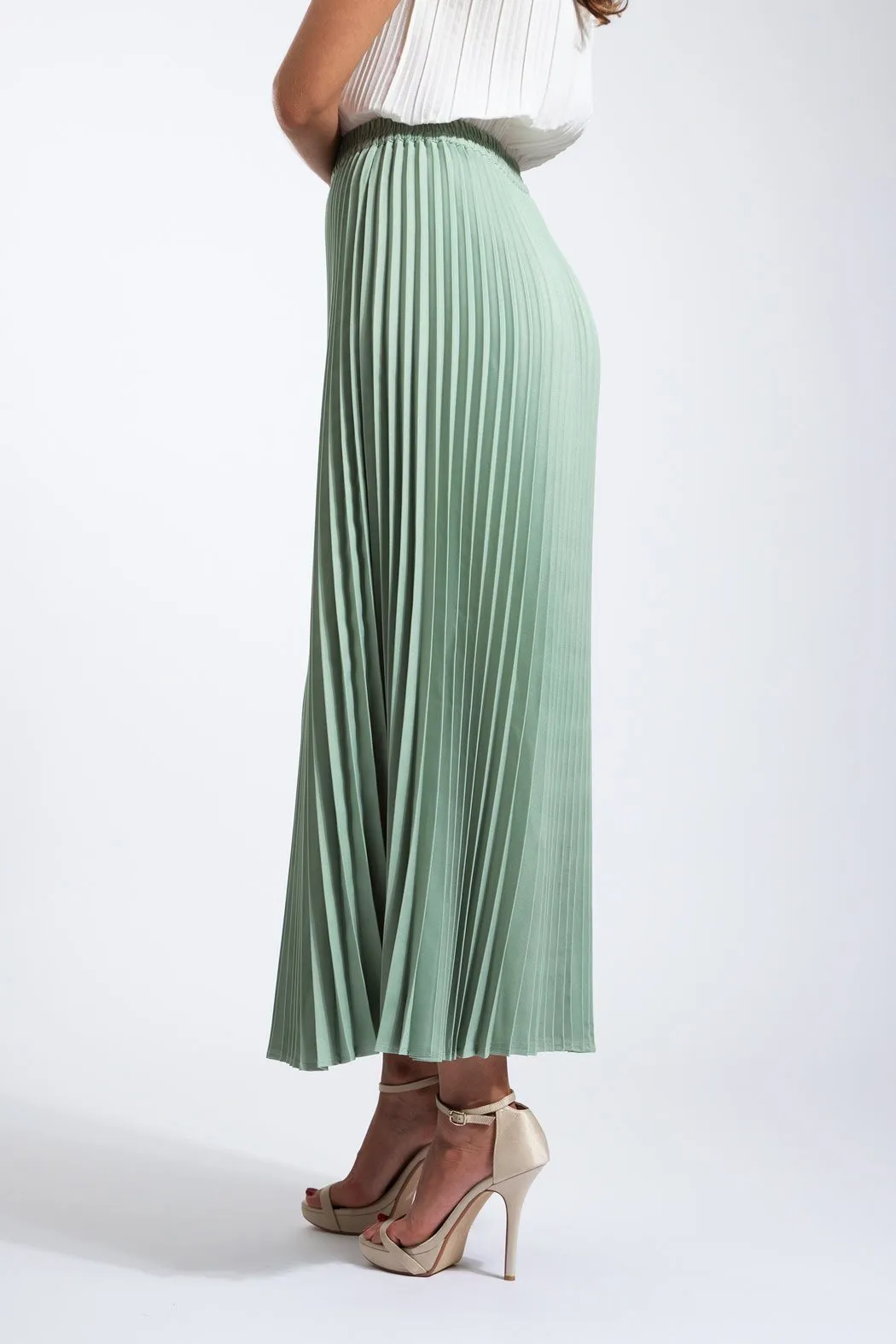 Andrea Big Pleat A-line Skirt