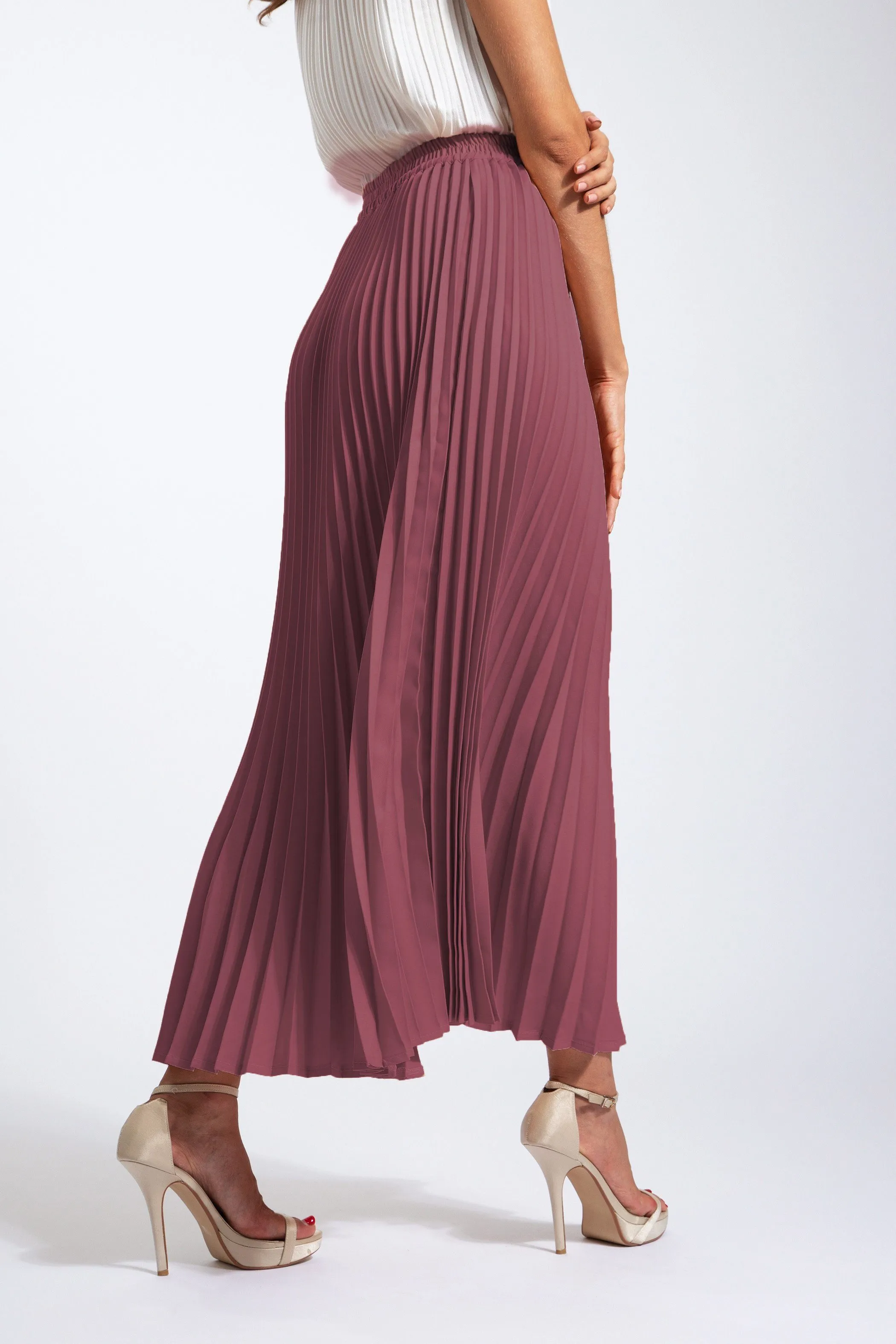 Andrea Big Pleat A-line Skirt