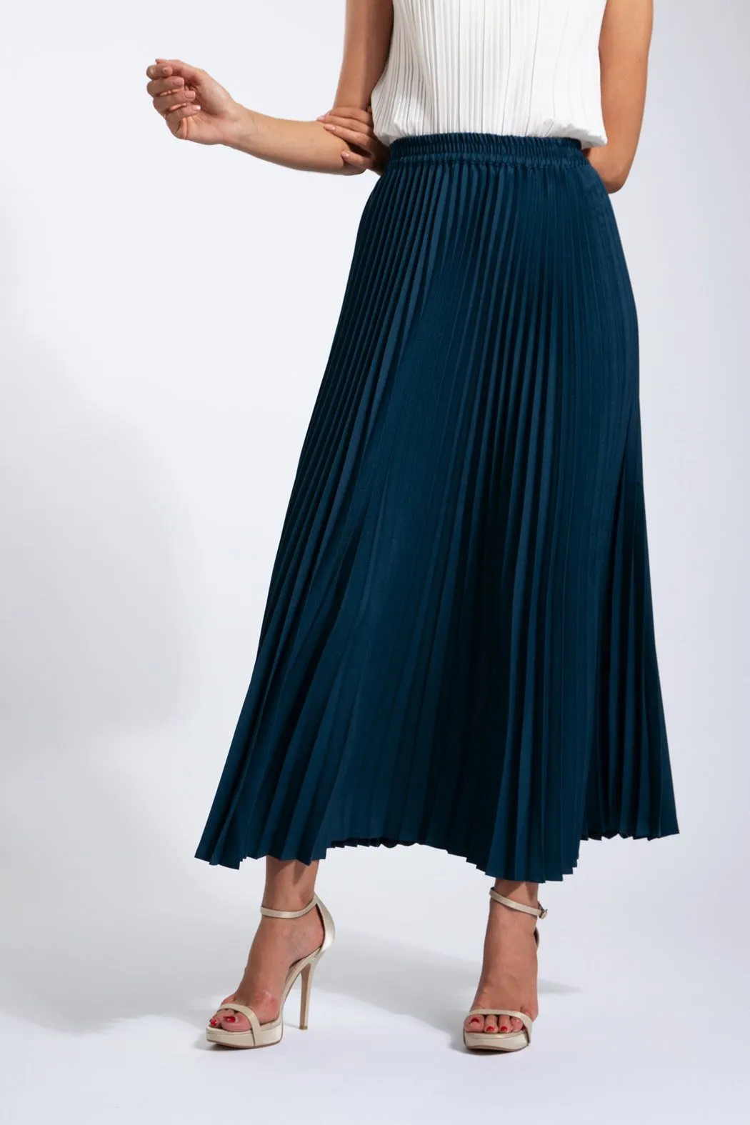 Andrea Big Pleat A-line Skirt