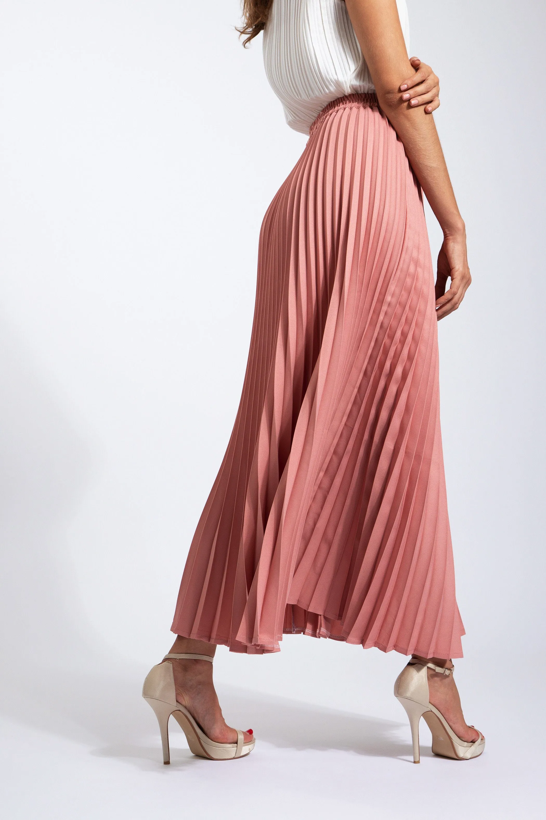 Andrea Big Pleat A-line Skirt