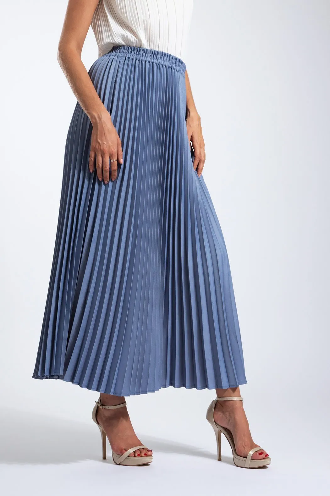 Andrea Big Pleat A-line Skirt