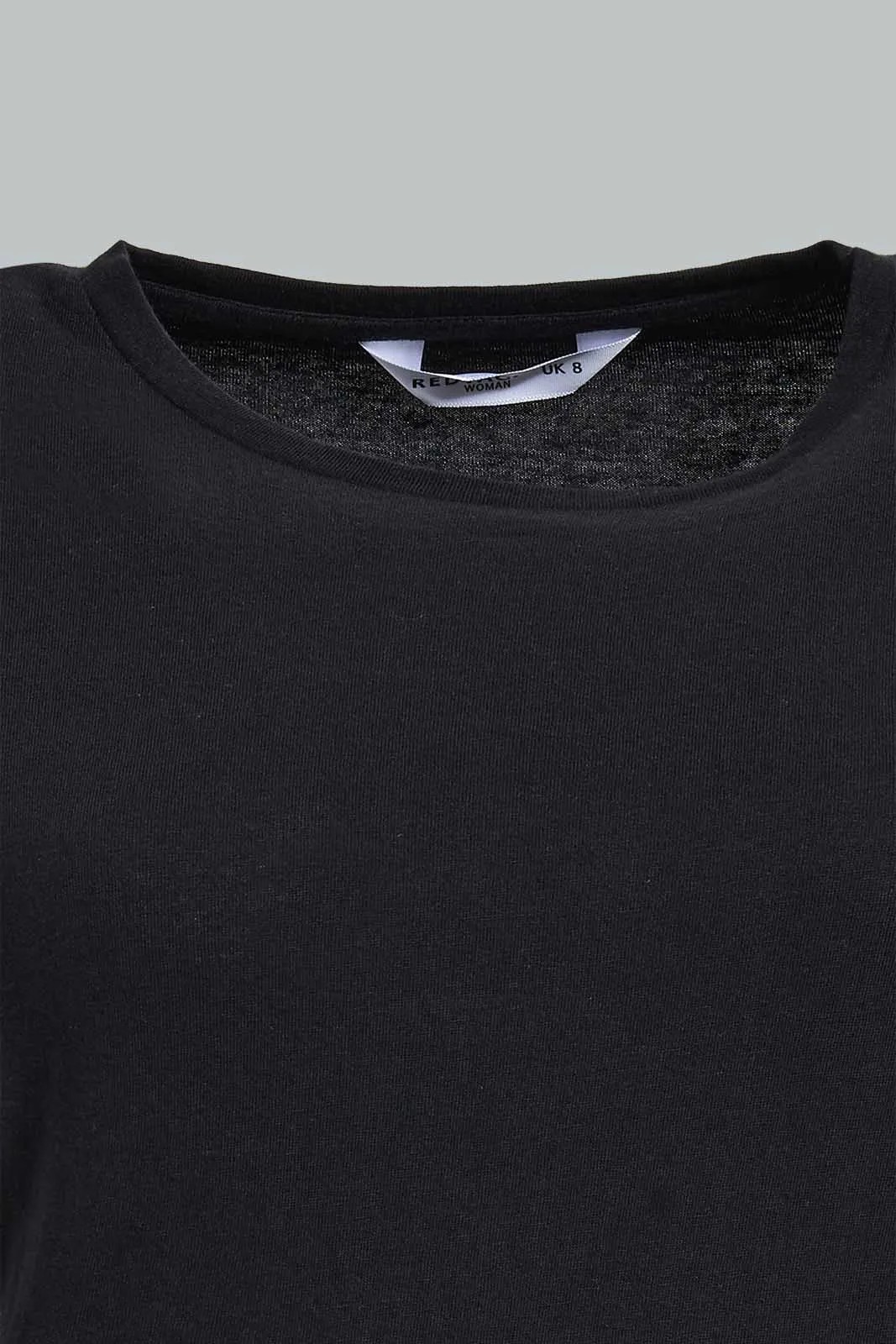 Black Basic T-Shirt For Women