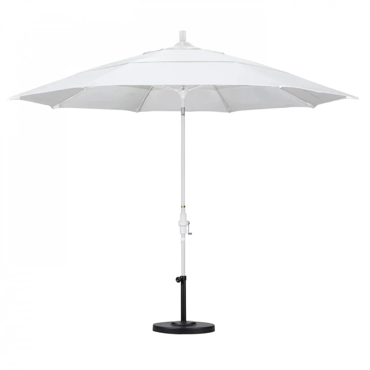 California Umbrella Sun Master Series 11 ft Patio Umbrella - Large Residential Shade with Collar Tilt and Crank Lift