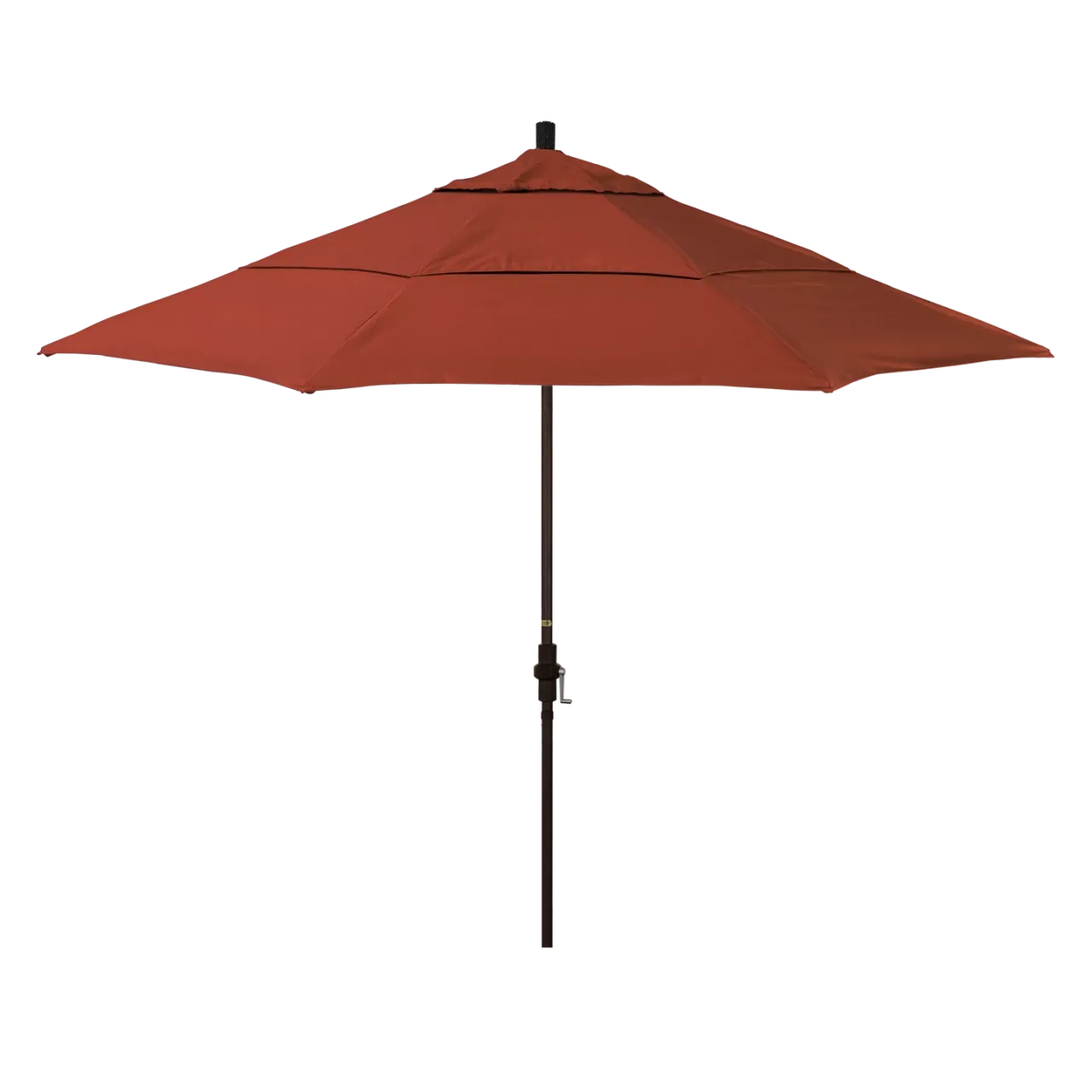 California Umbrella Sun Master Series 11 ft Patio Umbrella - Large Residential Shade with Collar Tilt and Crank Lift