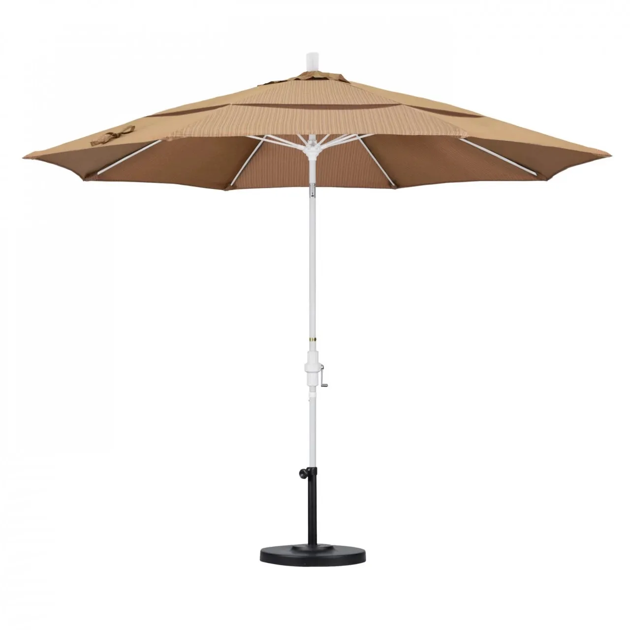 California Umbrella Sun Master Series 11 ft Patio Umbrella - Large Residential Shade with Collar Tilt and Crank Lift