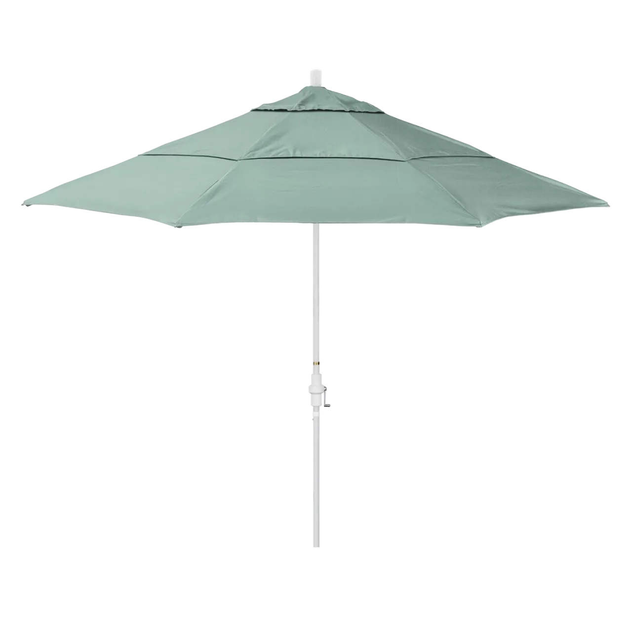 California Umbrella Sun Master Series 11 ft Patio Umbrella - Large Residential Shade with Collar Tilt and Crank Lift