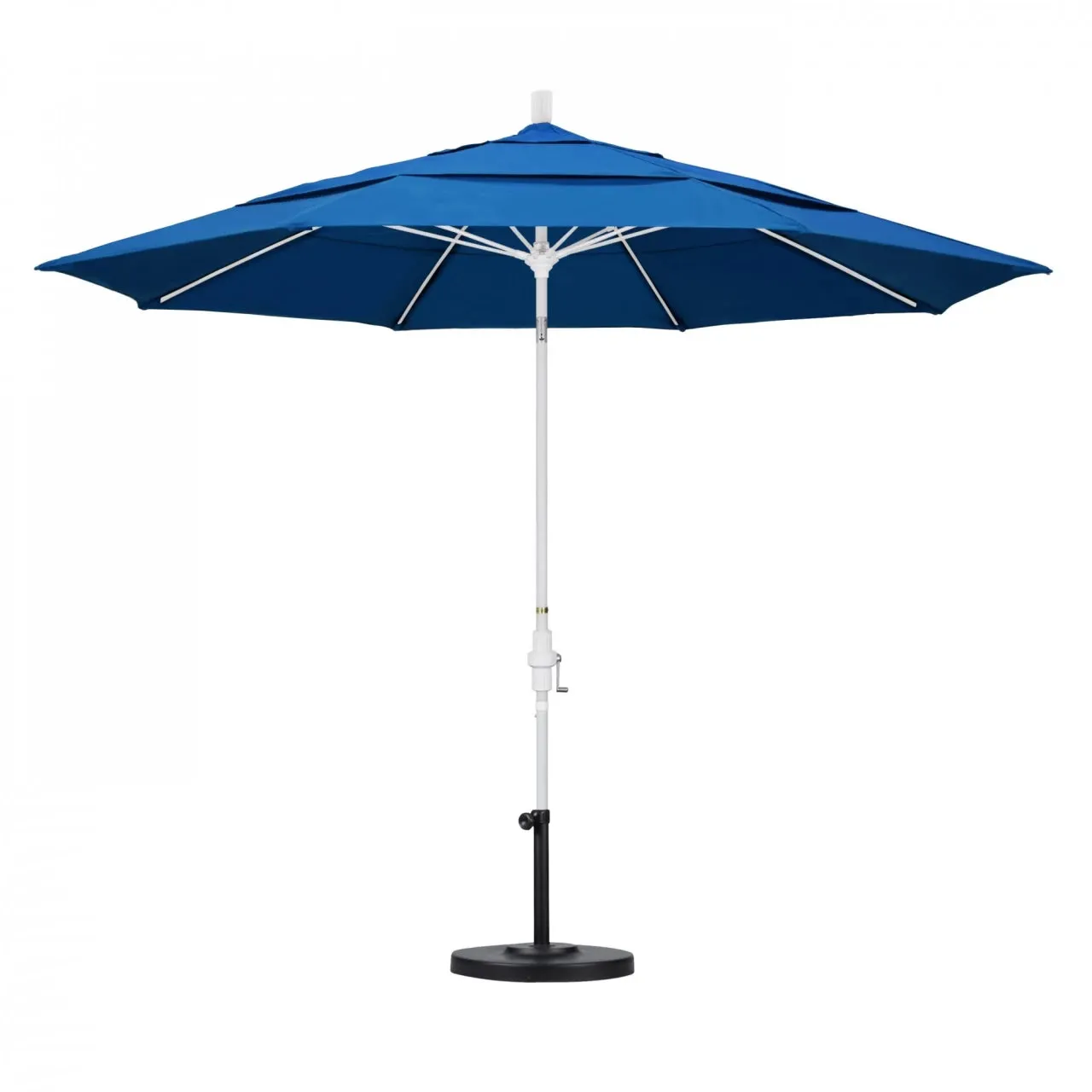 California Umbrella Sun Master Series 11 ft Patio Umbrella - Large Residential Shade with Collar Tilt and Crank Lift