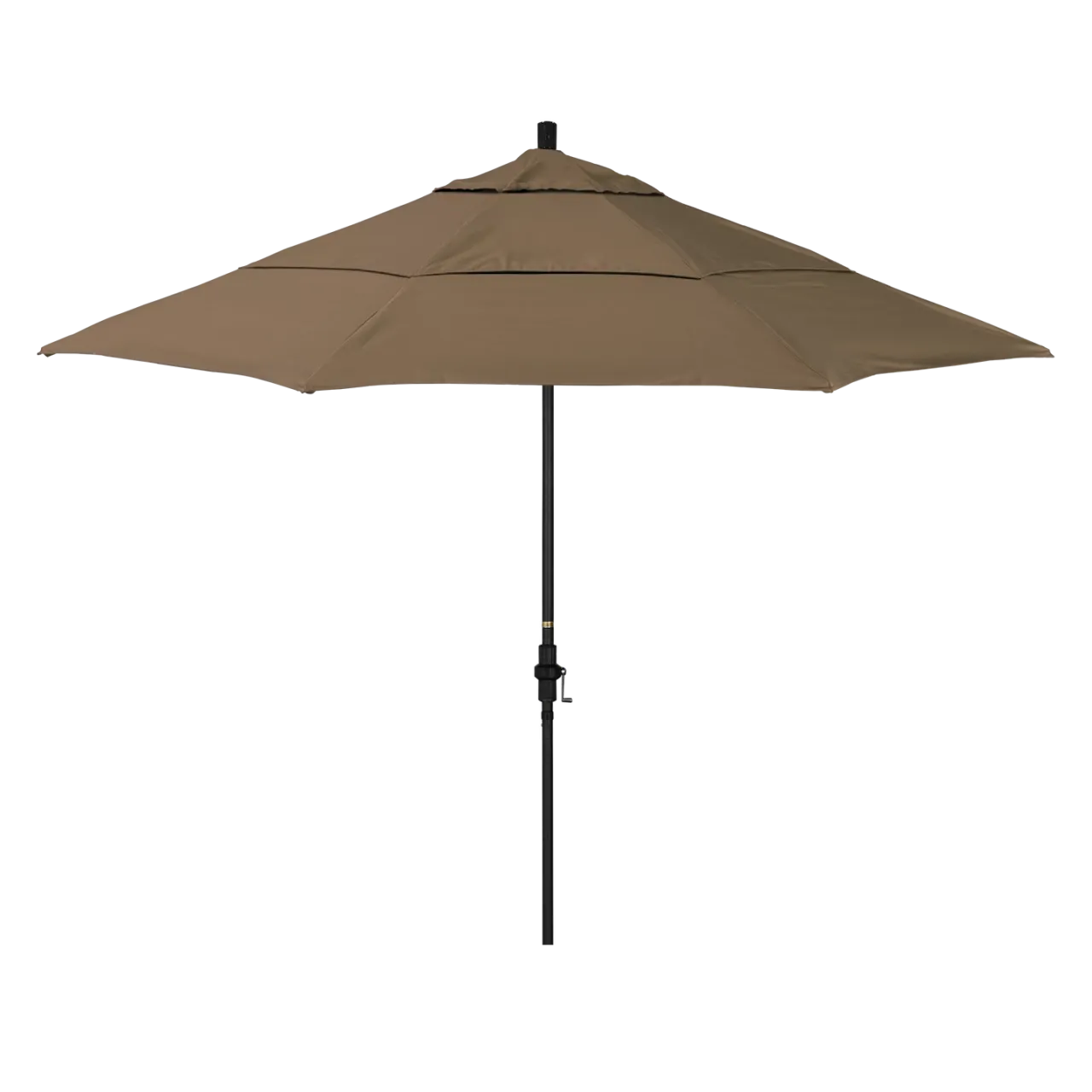 California Umbrella Sun Master Series 11 ft Patio Umbrella - Large Residential Shade with Collar Tilt and Crank Lift