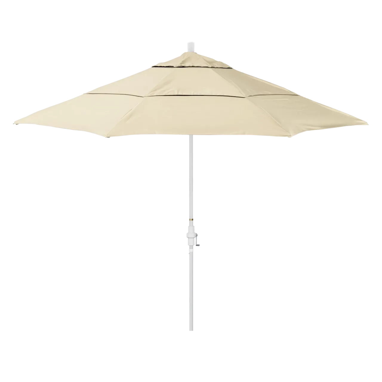 California Umbrella Sun Master Series 11 ft Patio Umbrella - Large Residential Shade with Collar Tilt and Crank Lift