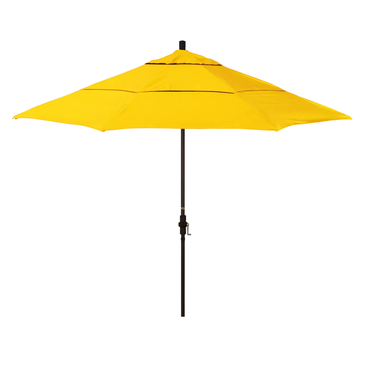 California Umbrella Sun Master Series 11 ft Patio Umbrella - Large Residential Shade with Collar Tilt and Crank Lift