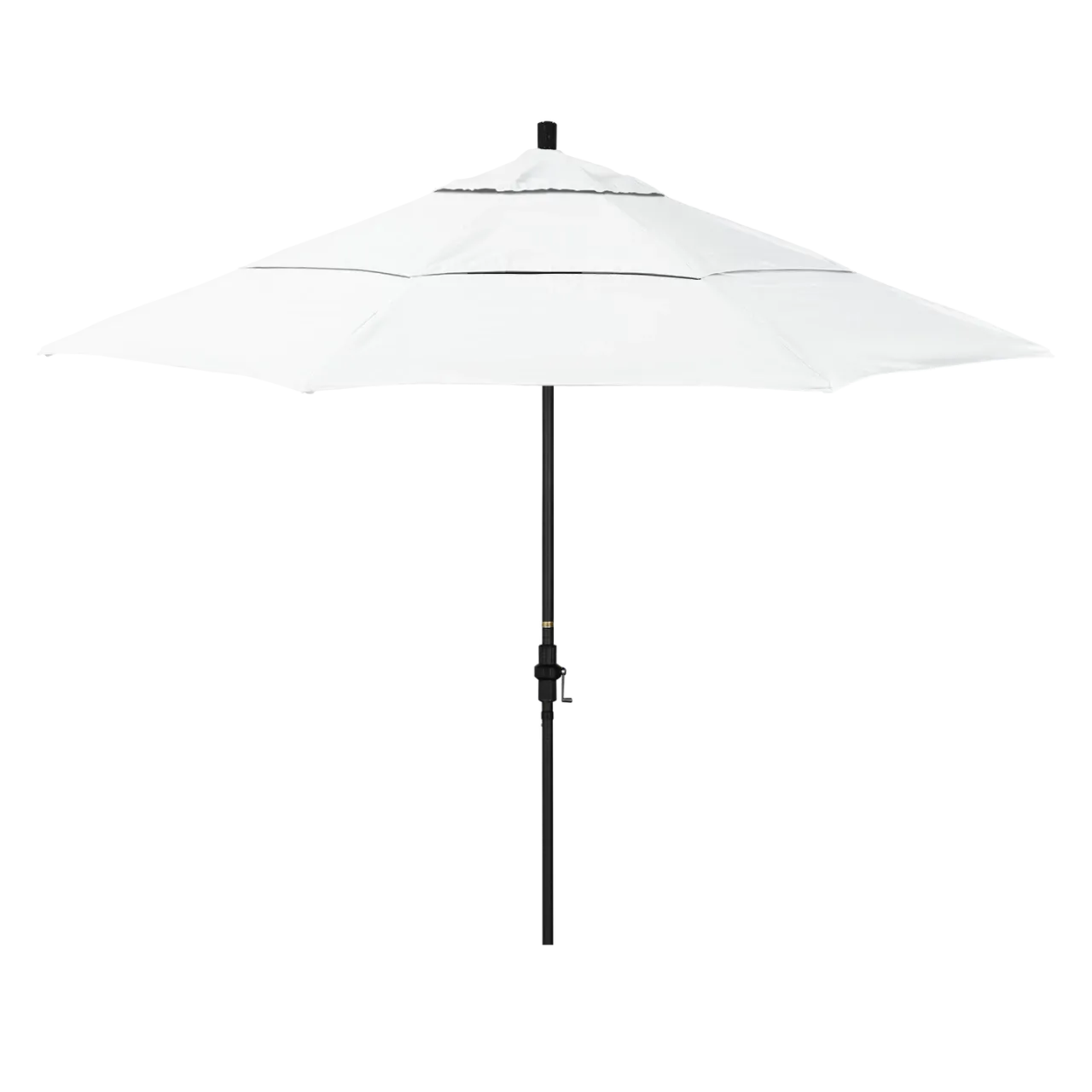 California Umbrella Sun Master Series 11 ft Patio Umbrella - Large Residential Shade with Collar Tilt and Crank Lift