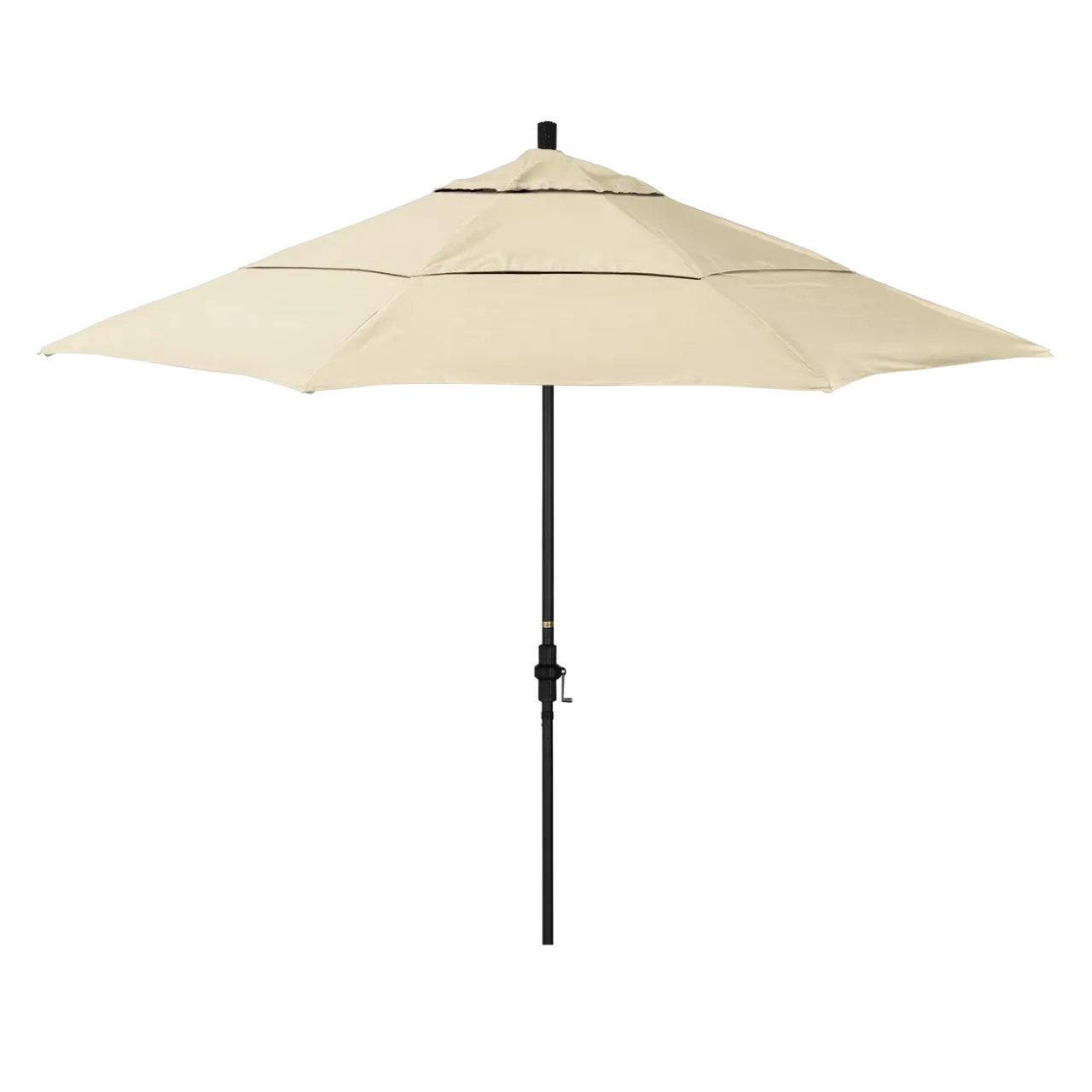 California Umbrella Sun Master Series 11 ft Patio Umbrella - Large Residential Shade with Collar Tilt and Crank Lift