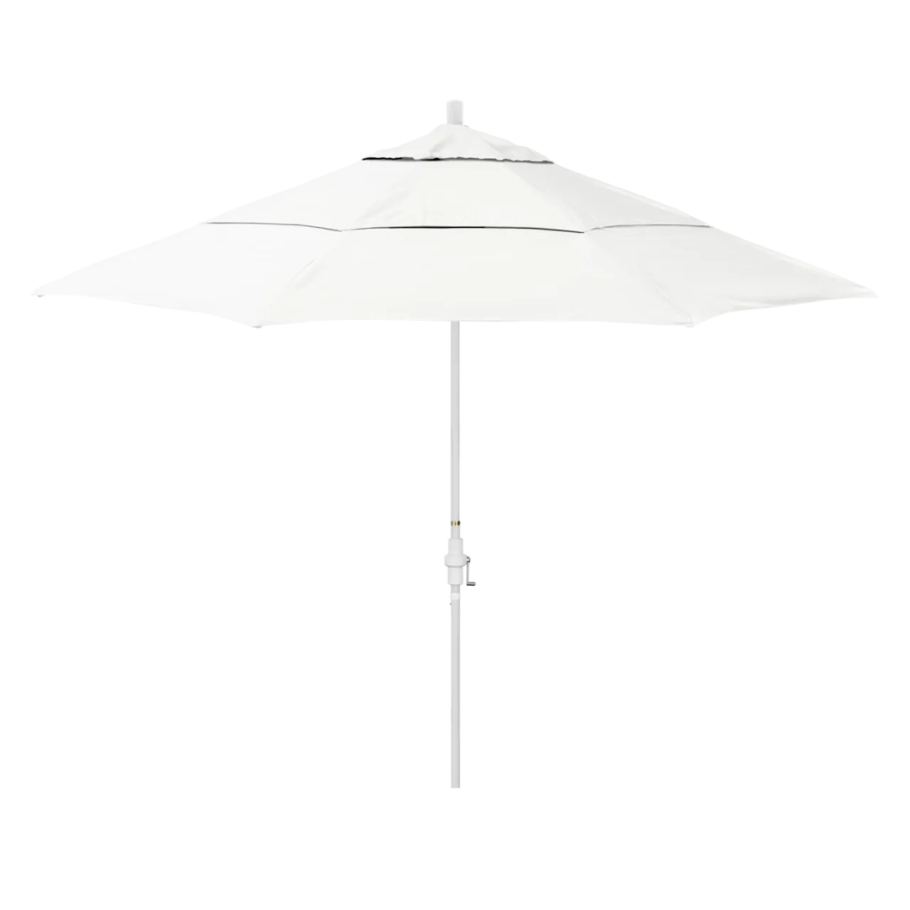 California Umbrella Sun Master Series 11 ft Patio Umbrella - Large Residential Shade with Collar Tilt and Crank Lift