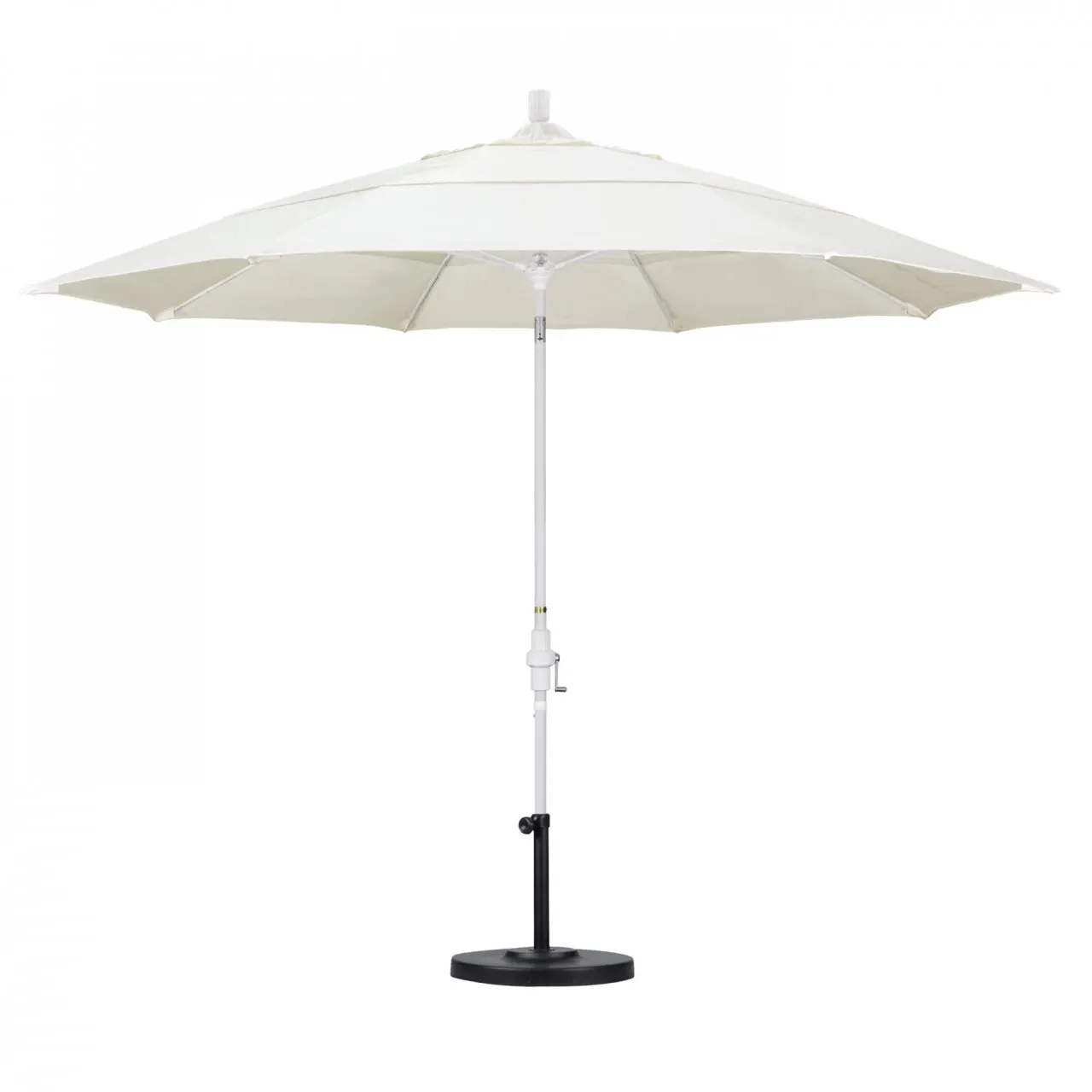 California Umbrella Sun Master Series 11 ft Patio Umbrella - Large Residential Shade with Collar Tilt and Crank Lift