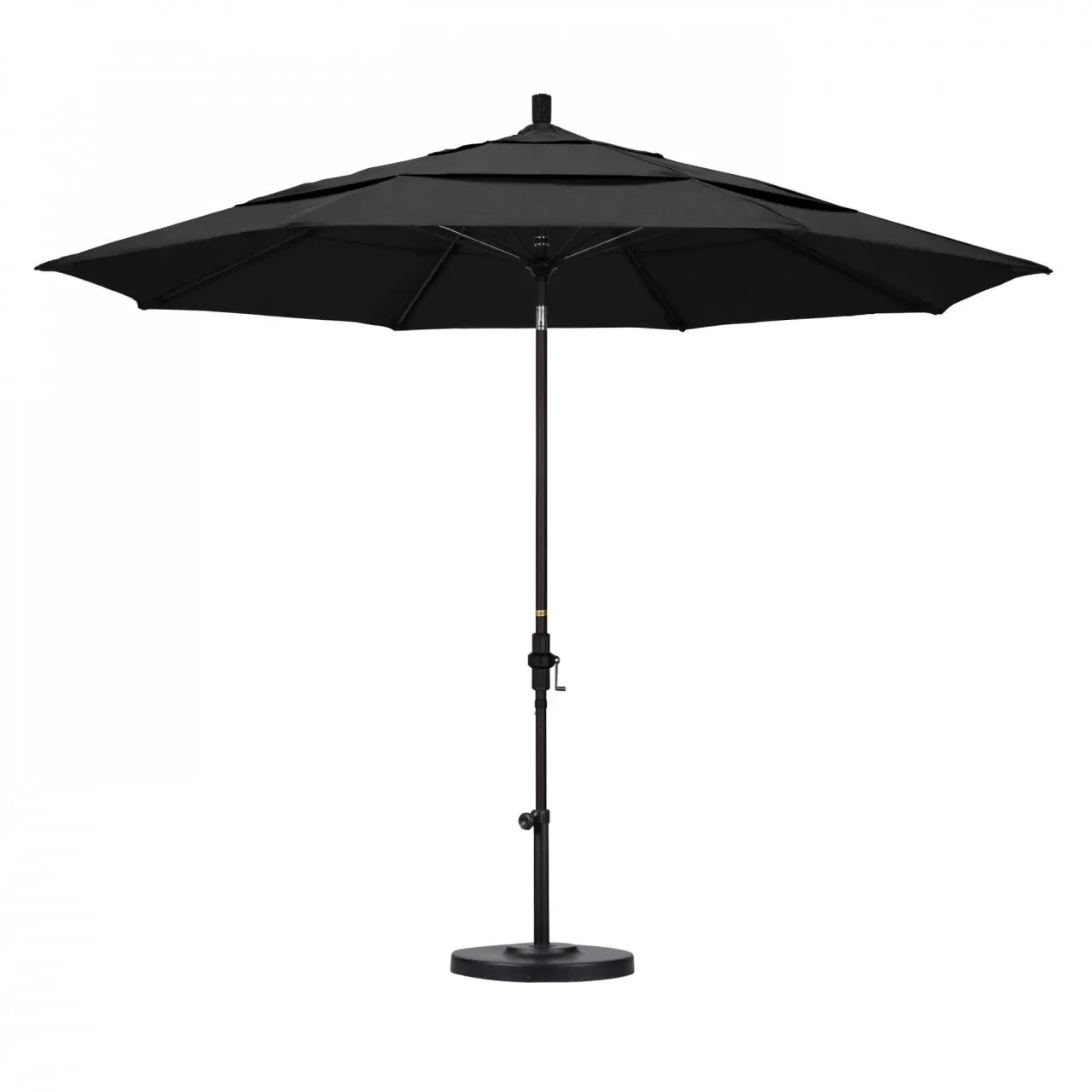 California Umbrella Sun Master Series 11 ft Patio Umbrella - Large Residential Shade with Collar Tilt and Crank Lift