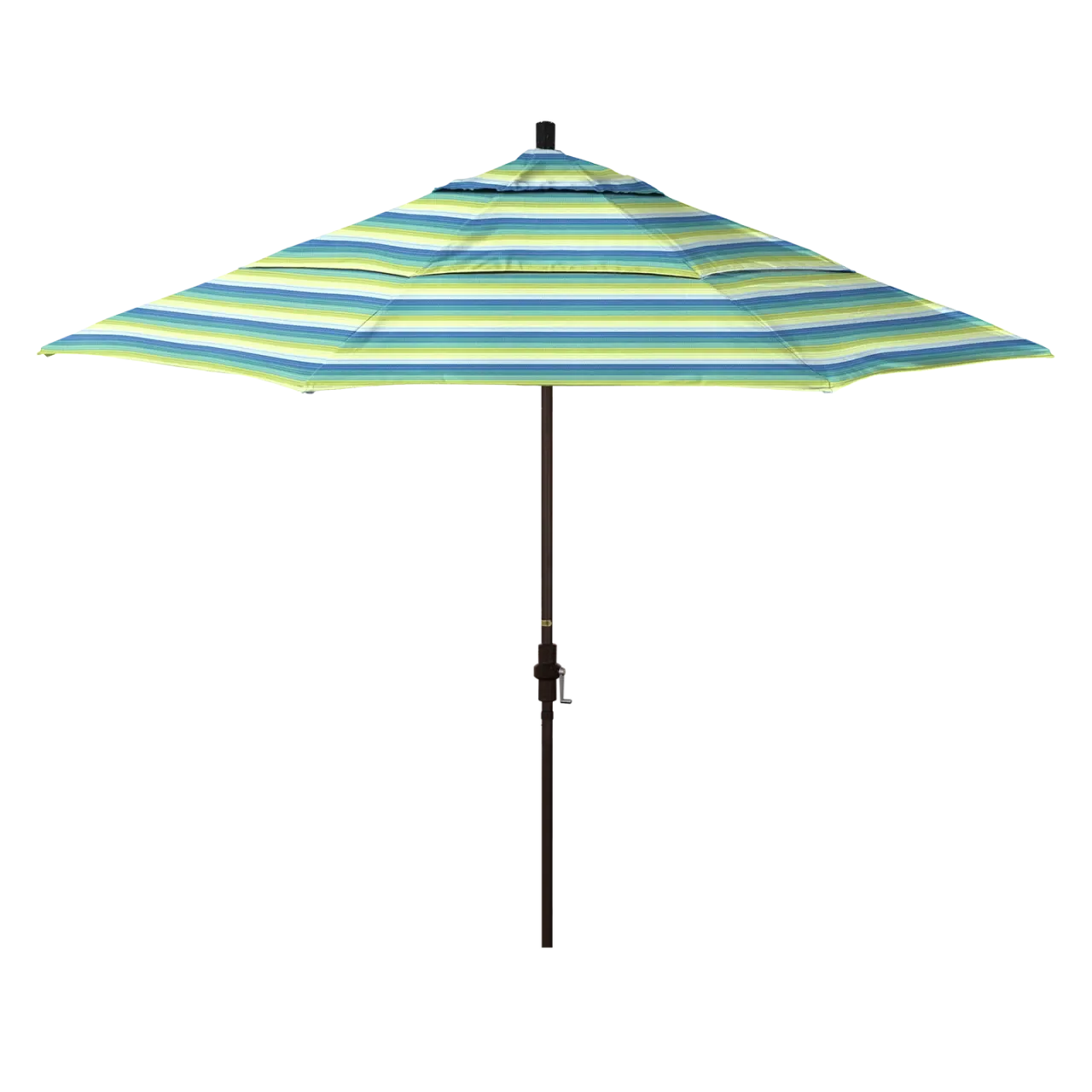 California Umbrella Sun Master Series 11 ft Patio Umbrella - Large Residential Shade with Collar Tilt and Crank Lift