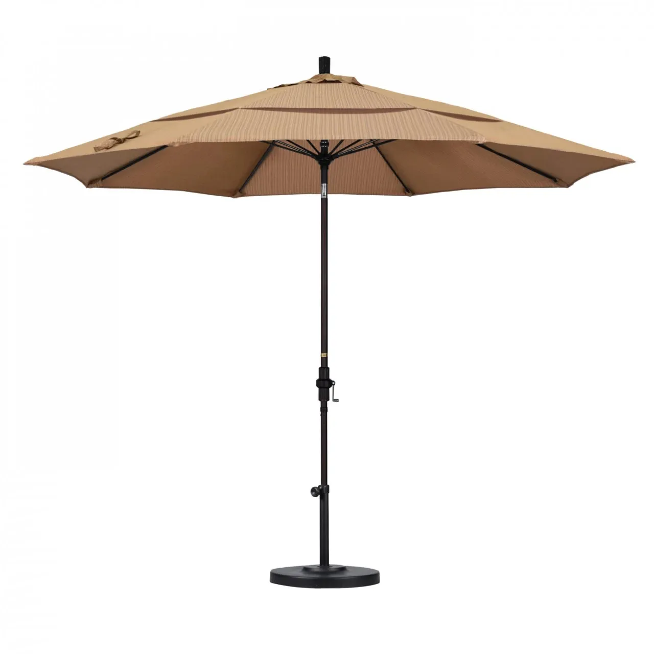 California Umbrella Sun Master Series 11 ft Patio Umbrella - Large Residential Shade with Collar Tilt and Crank Lift