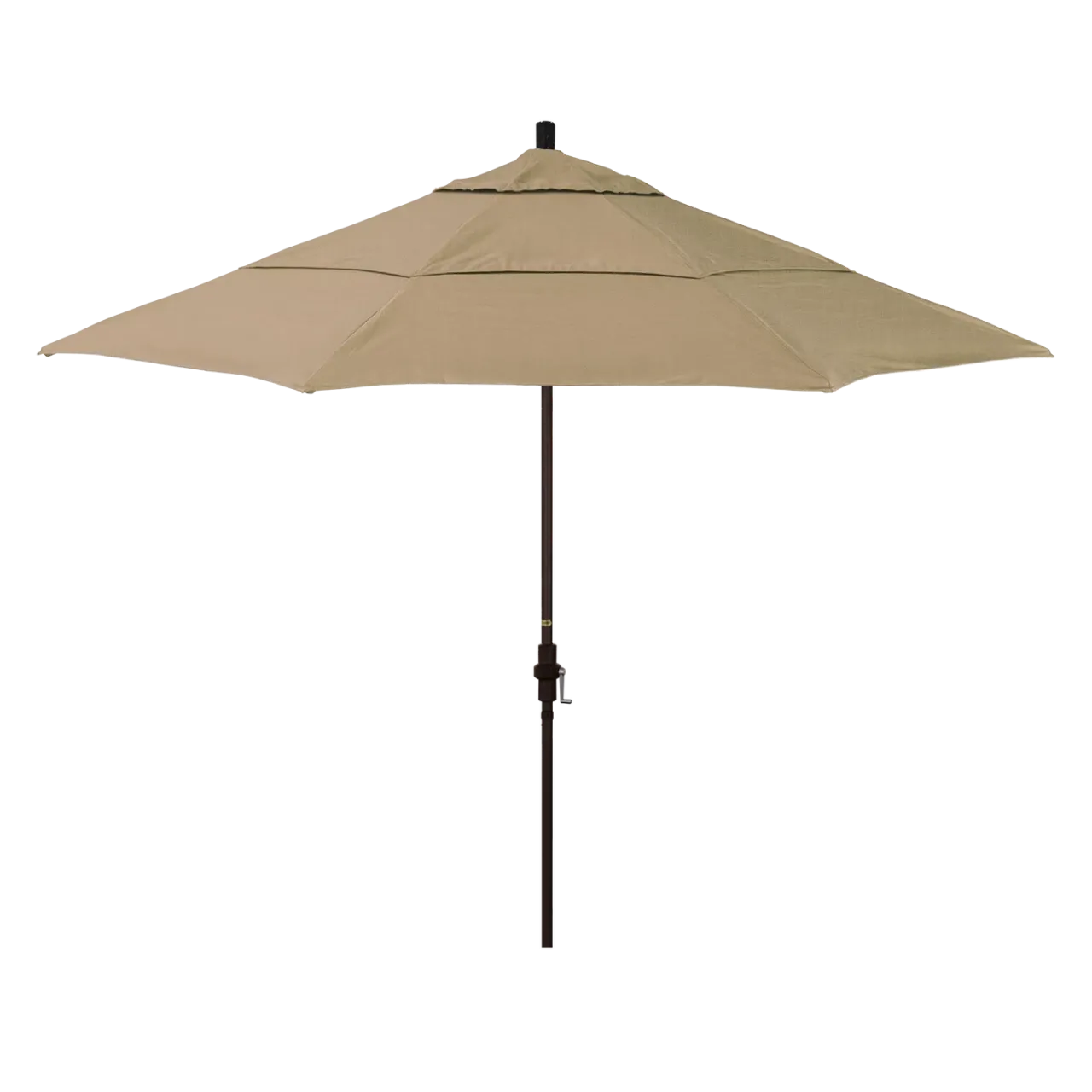 California Umbrella Sun Master Series 11 ft Patio Umbrella - Large Residential Shade with Collar Tilt and Crank Lift