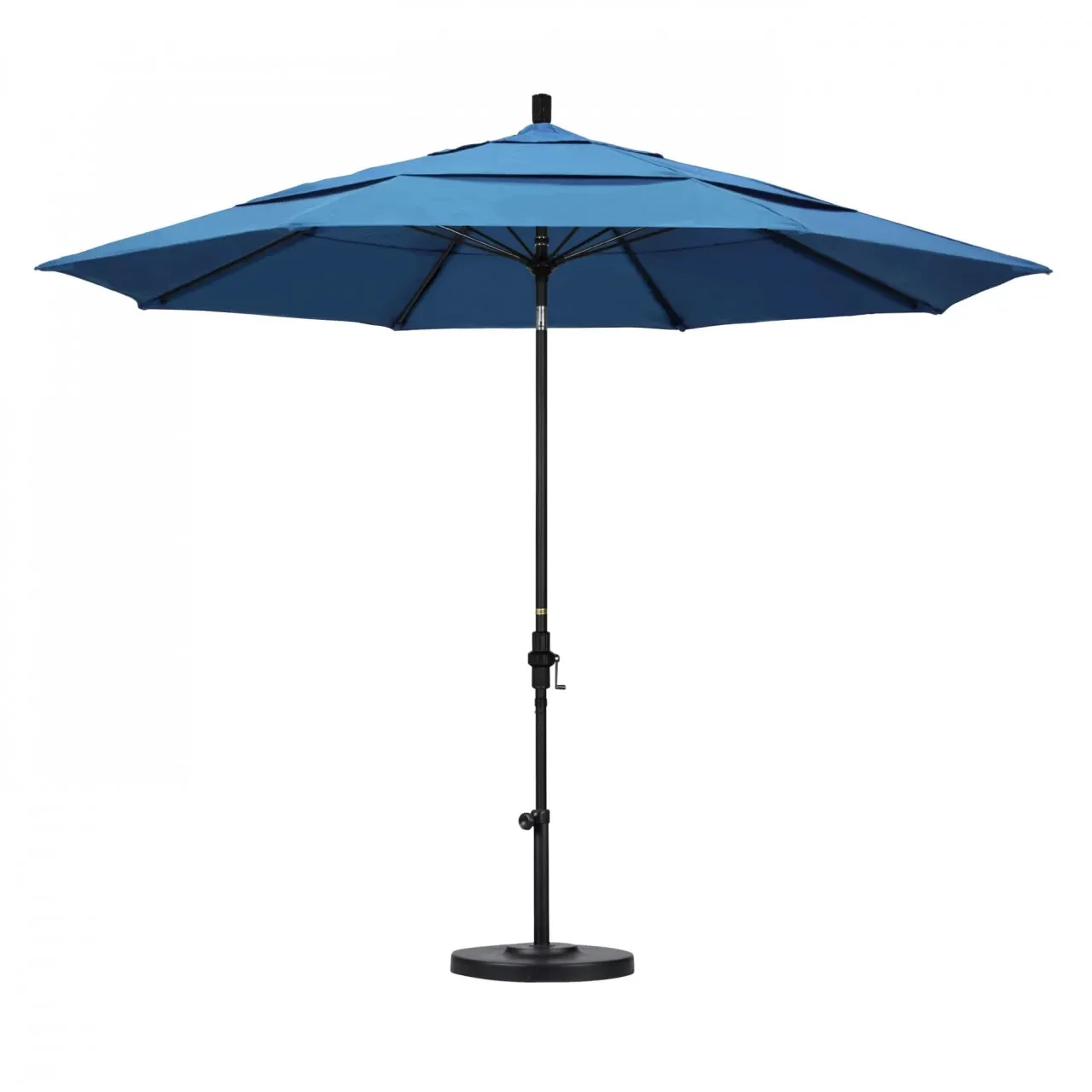 California Umbrella Sun Master Series 11 ft Patio Umbrella - Large Residential Shade with Collar Tilt and Crank Lift