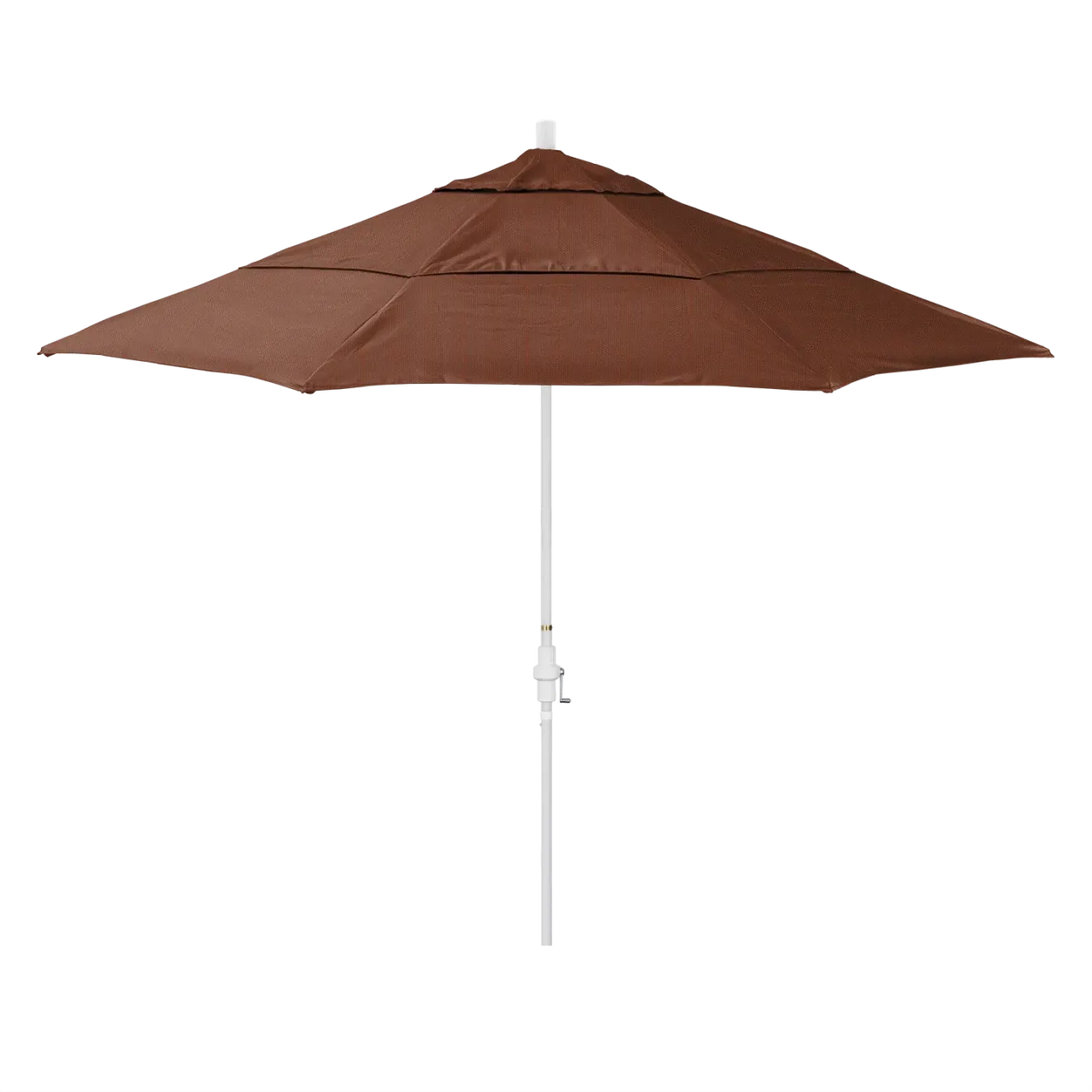 California Umbrella Sun Master Series 11 ft Patio Umbrella - Large Residential Shade with Collar Tilt and Crank Lift