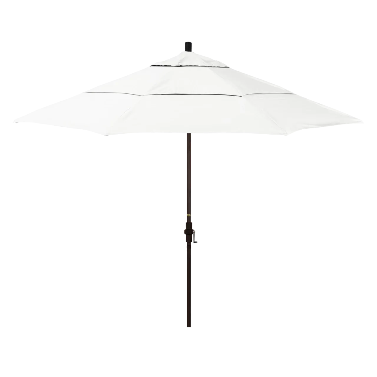 California Umbrella Sun Master Series 11 ft Patio Umbrella - Large Residential Shade with Collar Tilt and Crank Lift