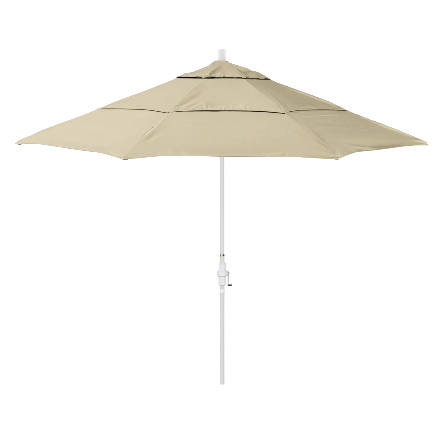 California Umbrella Sun Master Series 11 ft Patio Umbrella - Large Residential Shade with Collar Tilt and Crank Lift