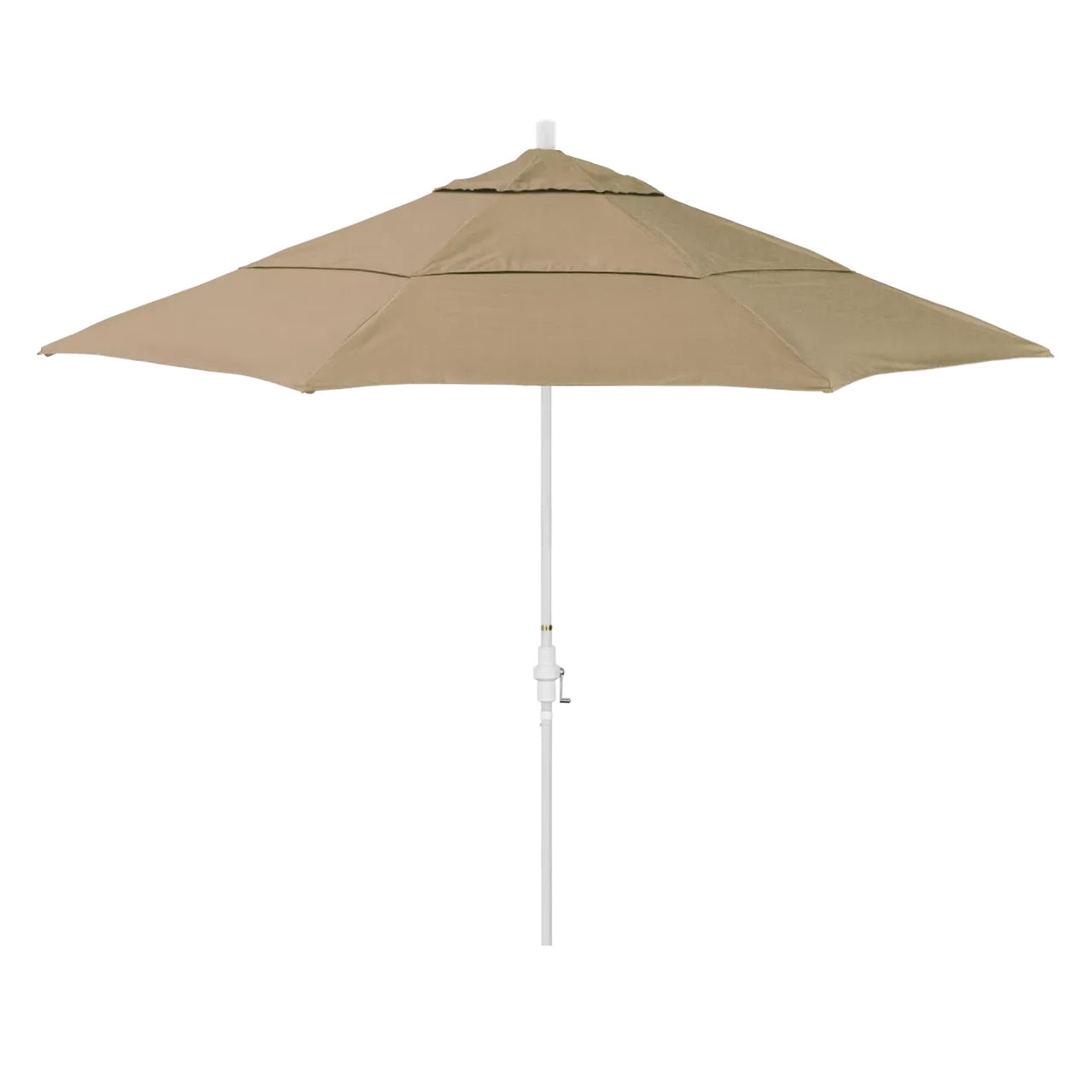 California Umbrella Sun Master Series 11 ft Patio Umbrella - Large Residential Shade with Collar Tilt and Crank Lift