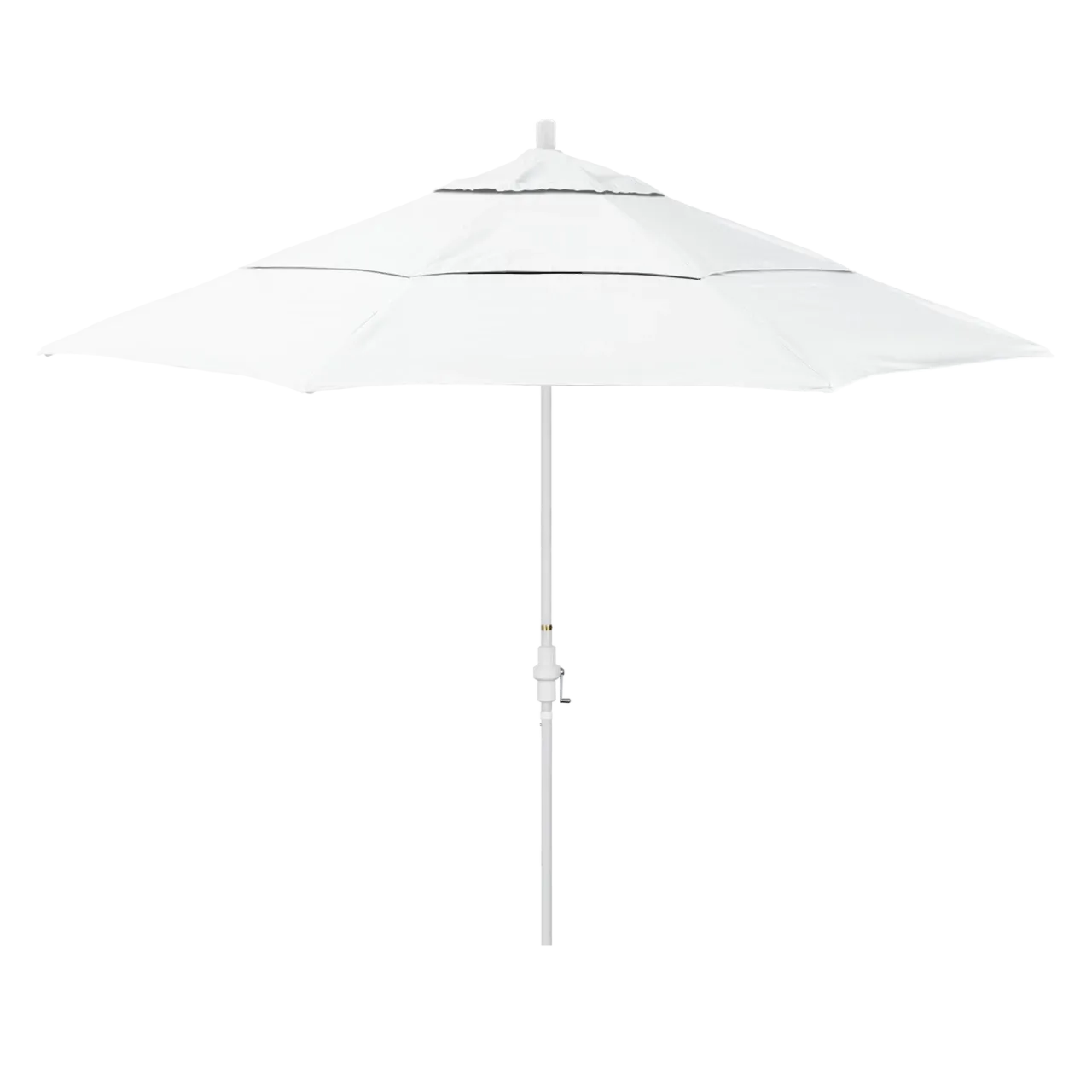 California Umbrella Sun Master Series 11 ft Patio Umbrella - Large Residential Shade with Collar Tilt and Crank Lift