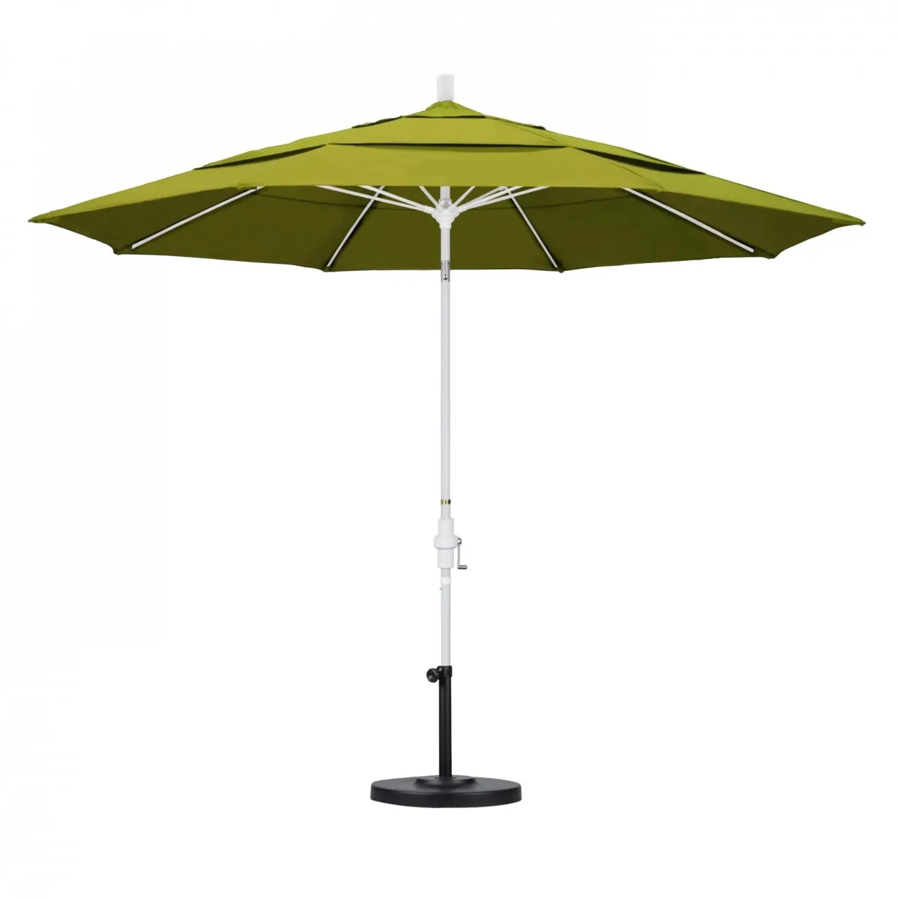 California Umbrella Sun Master Series 11 ft Patio Umbrella - Large Residential Shade with Collar Tilt and Crank Lift