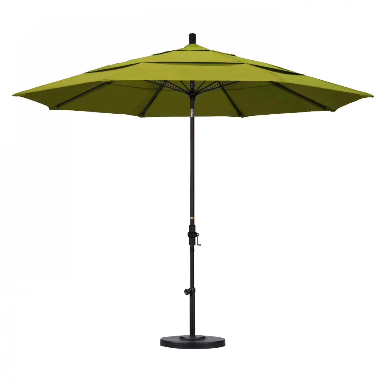 California Umbrella Sun Master Series 11 ft Patio Umbrella - Large Residential Shade with Collar Tilt and Crank Lift