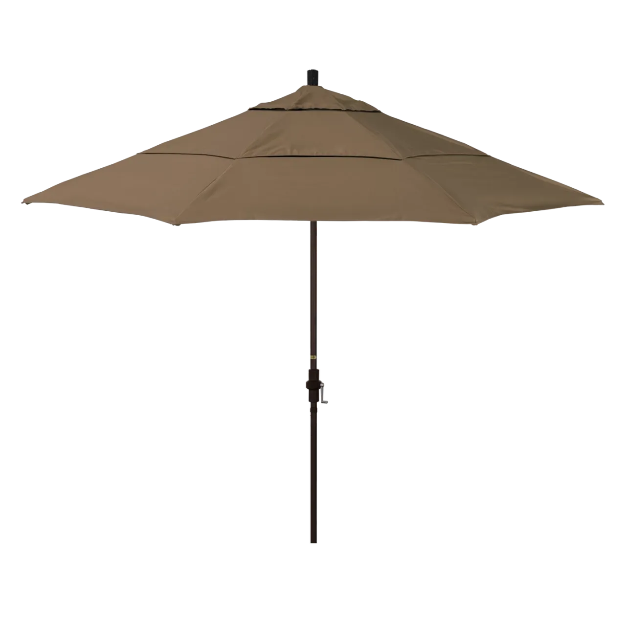 California Umbrella Sun Master Series 11 ft Patio Umbrella - Large Residential Shade with Collar Tilt and Crank Lift