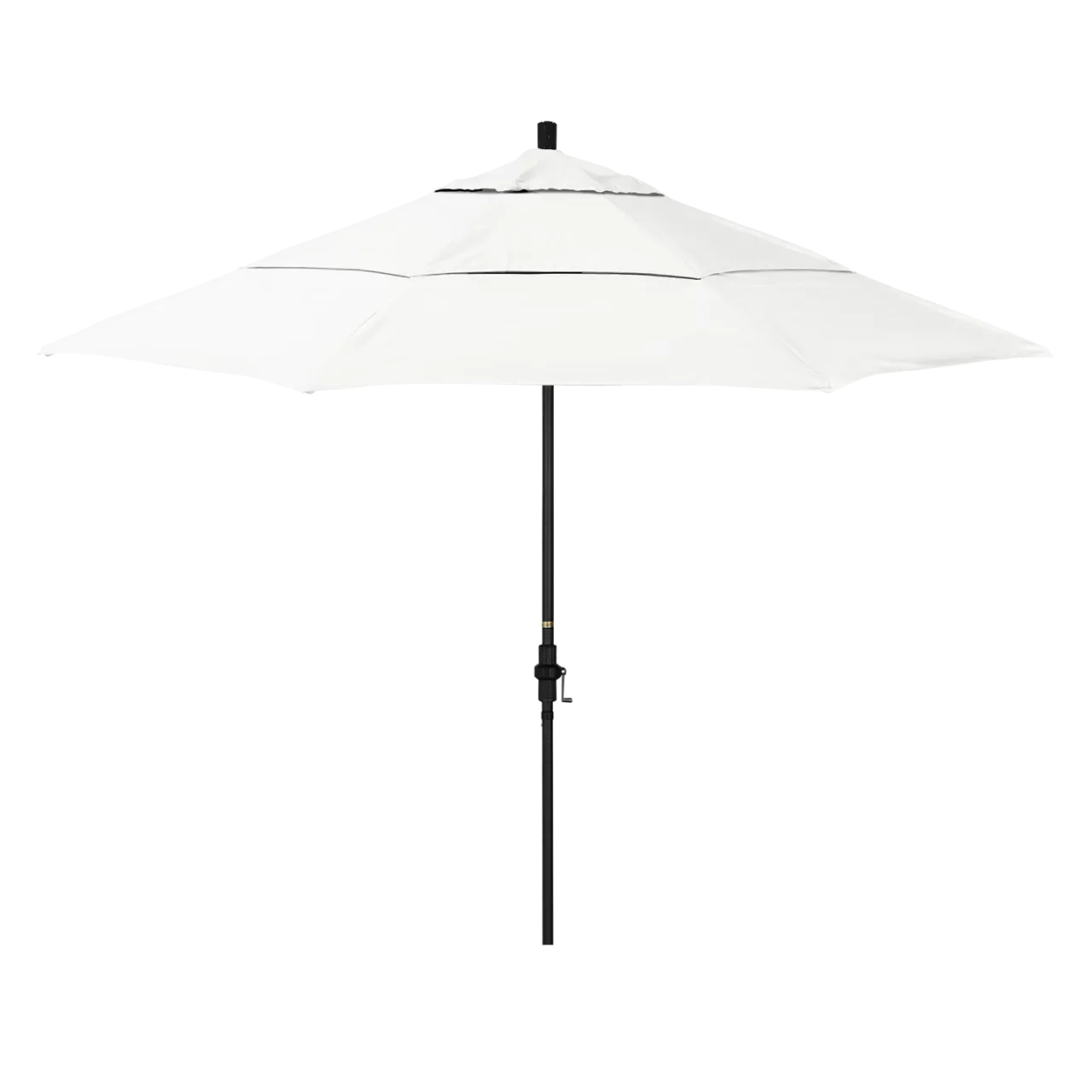 California Umbrella Sun Master Series 11 ft Patio Umbrella - Large Residential Shade with Collar Tilt and Crank Lift