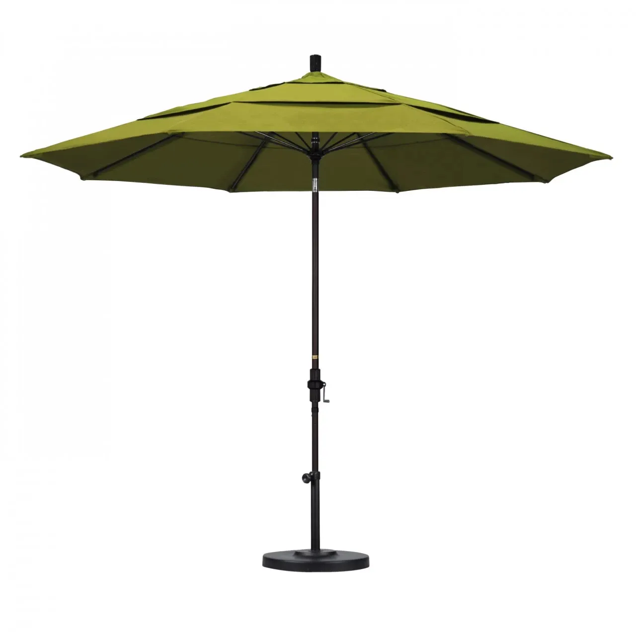 California Umbrella Sun Master Series 11 ft Patio Umbrella - Large Residential Shade with Collar Tilt and Crank Lift