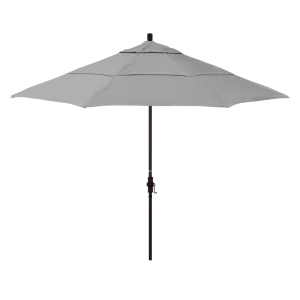 California Umbrella Sun Master Series 11 ft Patio Umbrella - Large Residential Shade with Collar Tilt and Crank Lift