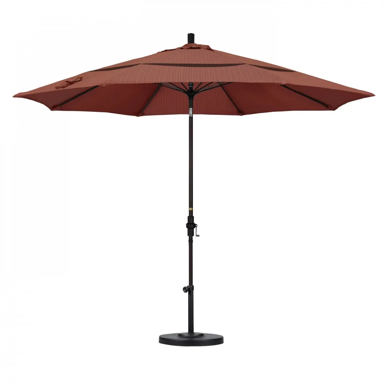 California Umbrella Sun Master Series 11 ft Patio Umbrella - Large Residential Shade with Collar Tilt and Crank Lift