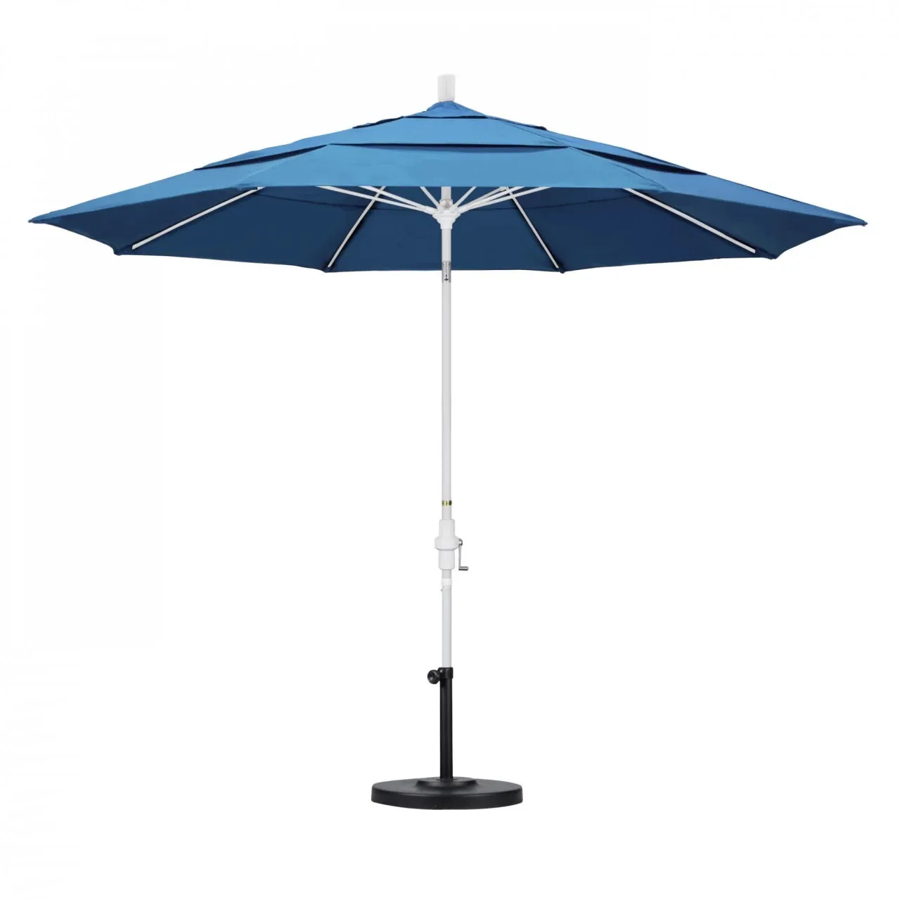 California Umbrella Sun Master Series 11 ft Patio Umbrella - Large Residential Shade with Collar Tilt and Crank Lift