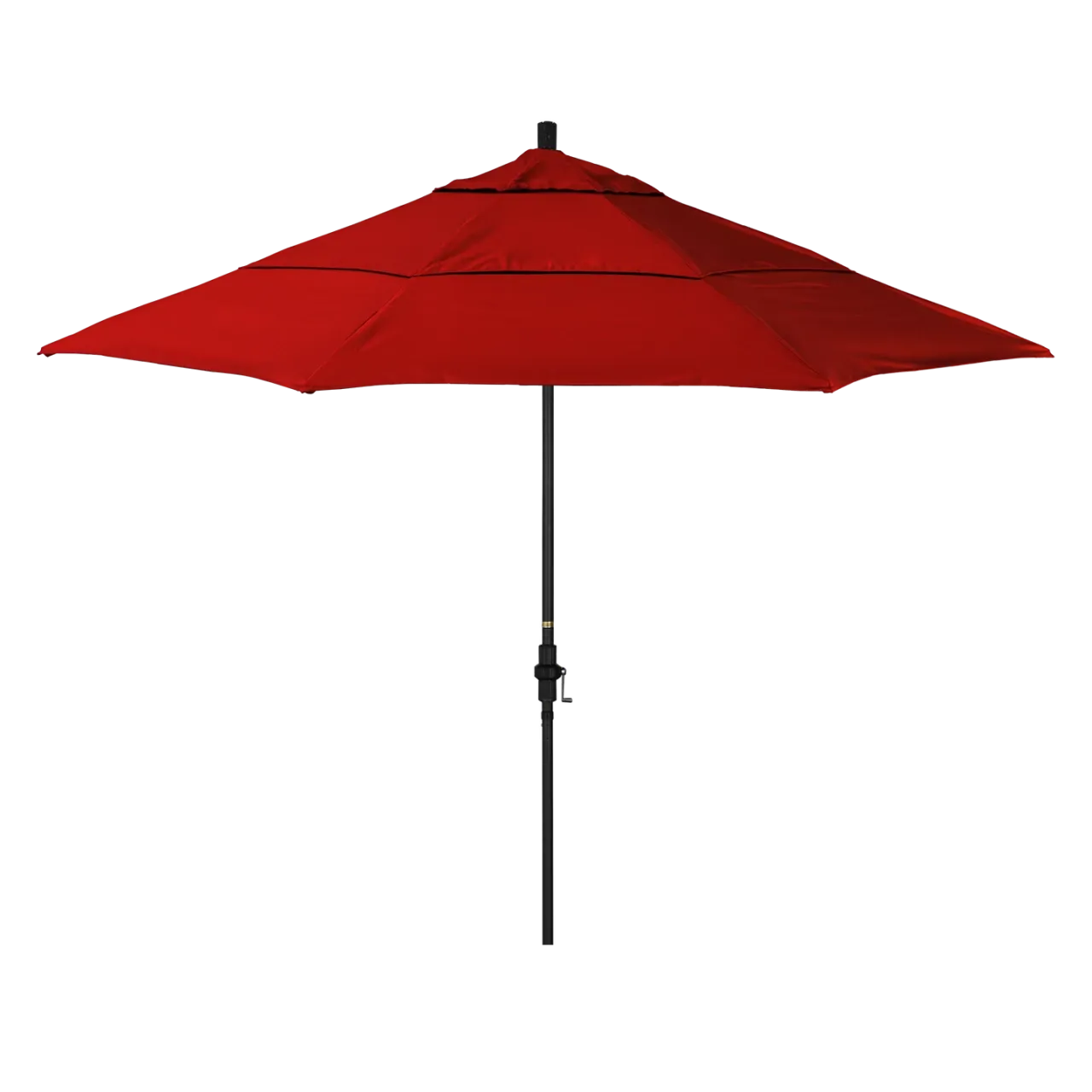 California Umbrella Sun Master Series 11 ft Patio Umbrella - Large Residential Shade with Collar Tilt and Crank Lift