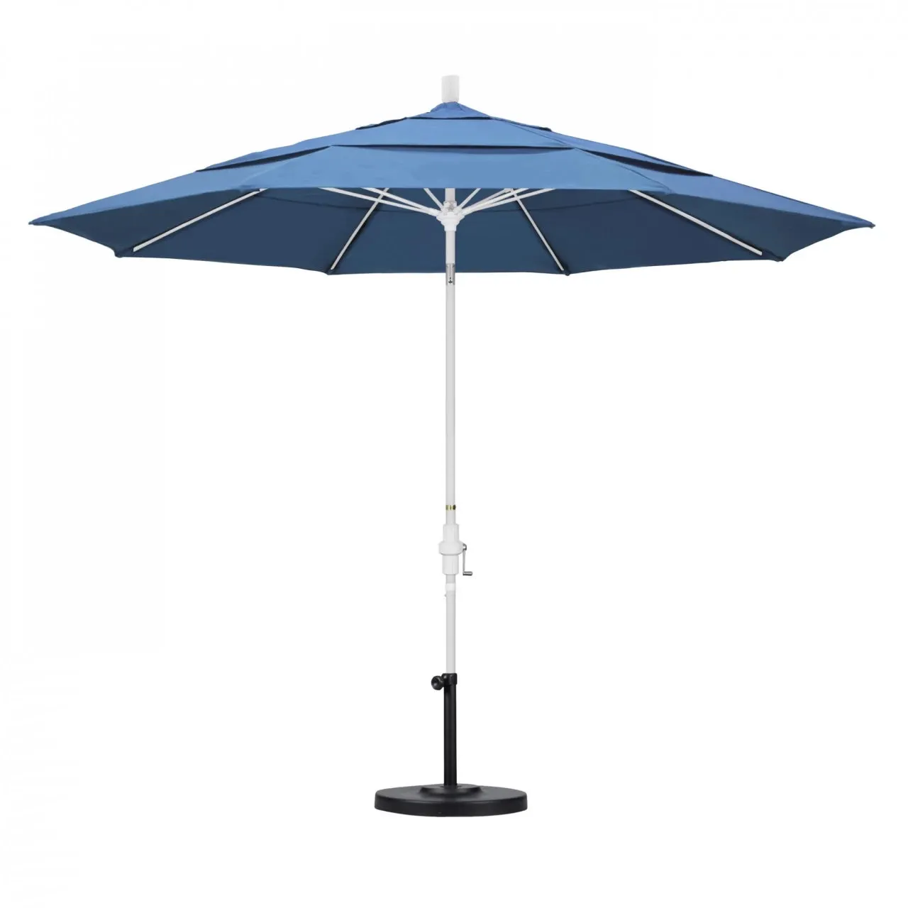 California Umbrella Sun Master Series 11 ft Patio Umbrella - Large Residential Shade with Collar Tilt and Crank Lift