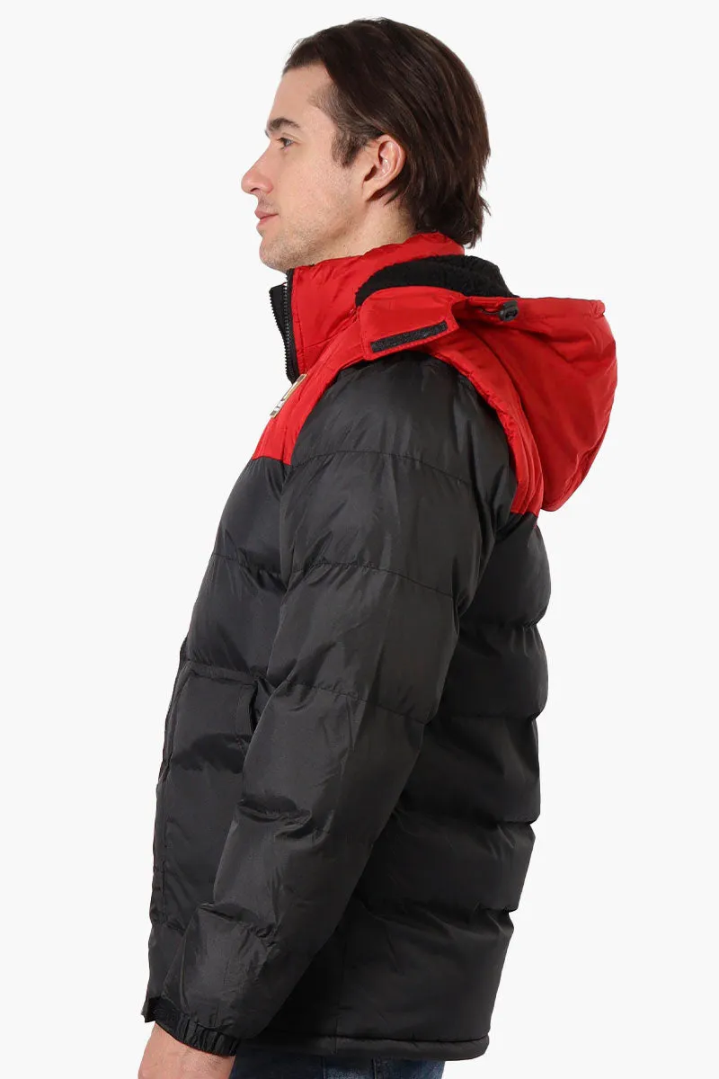 Canada Work Gear Zip Off Sleeve Bomber Jacket - Red